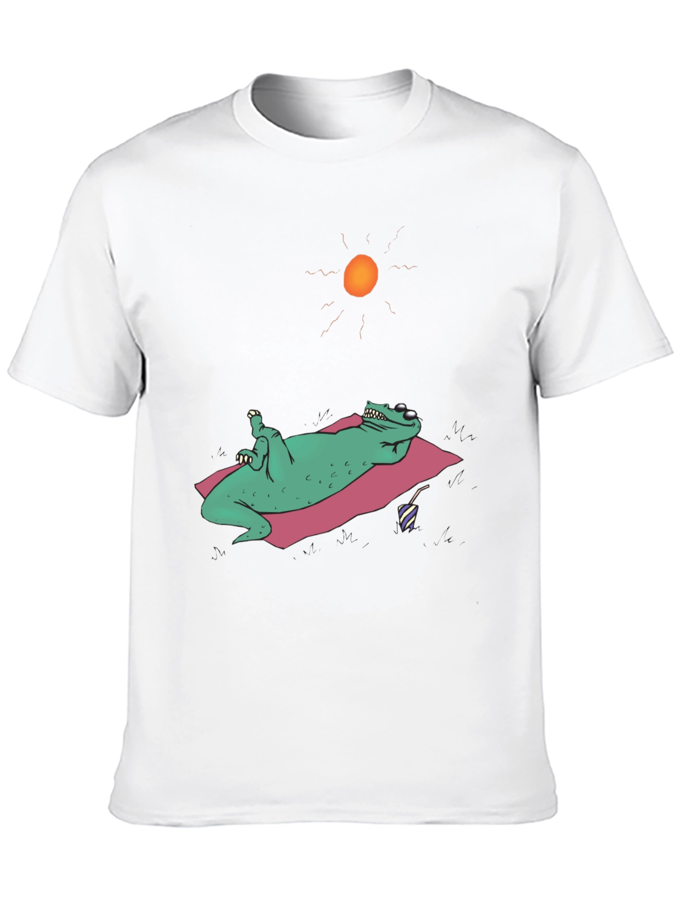 Chill Frog T-Shirt - Relaxed Reptile Summer Fun
