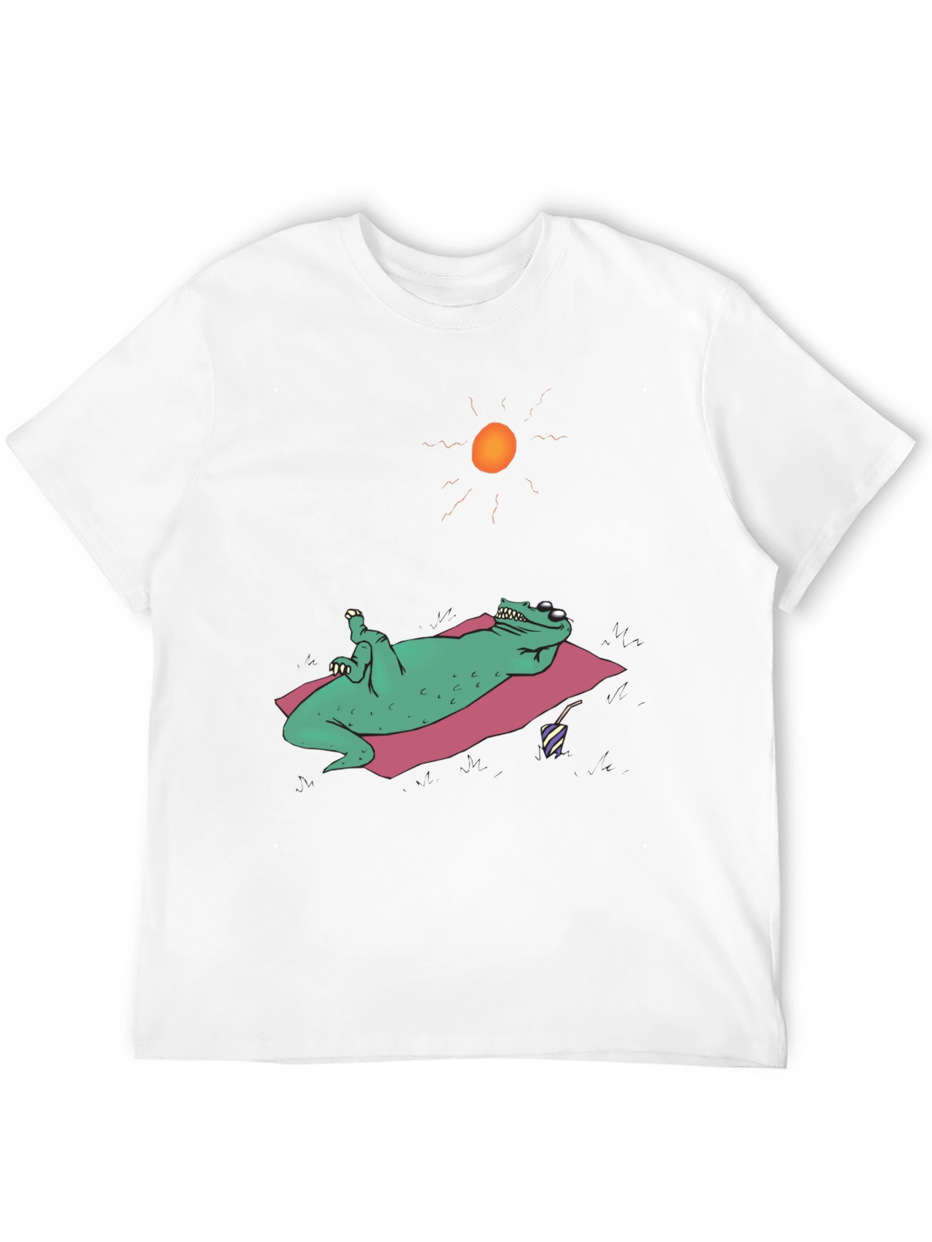 Chill Frog T-Shirt - Relaxed Reptile Summer Fun
