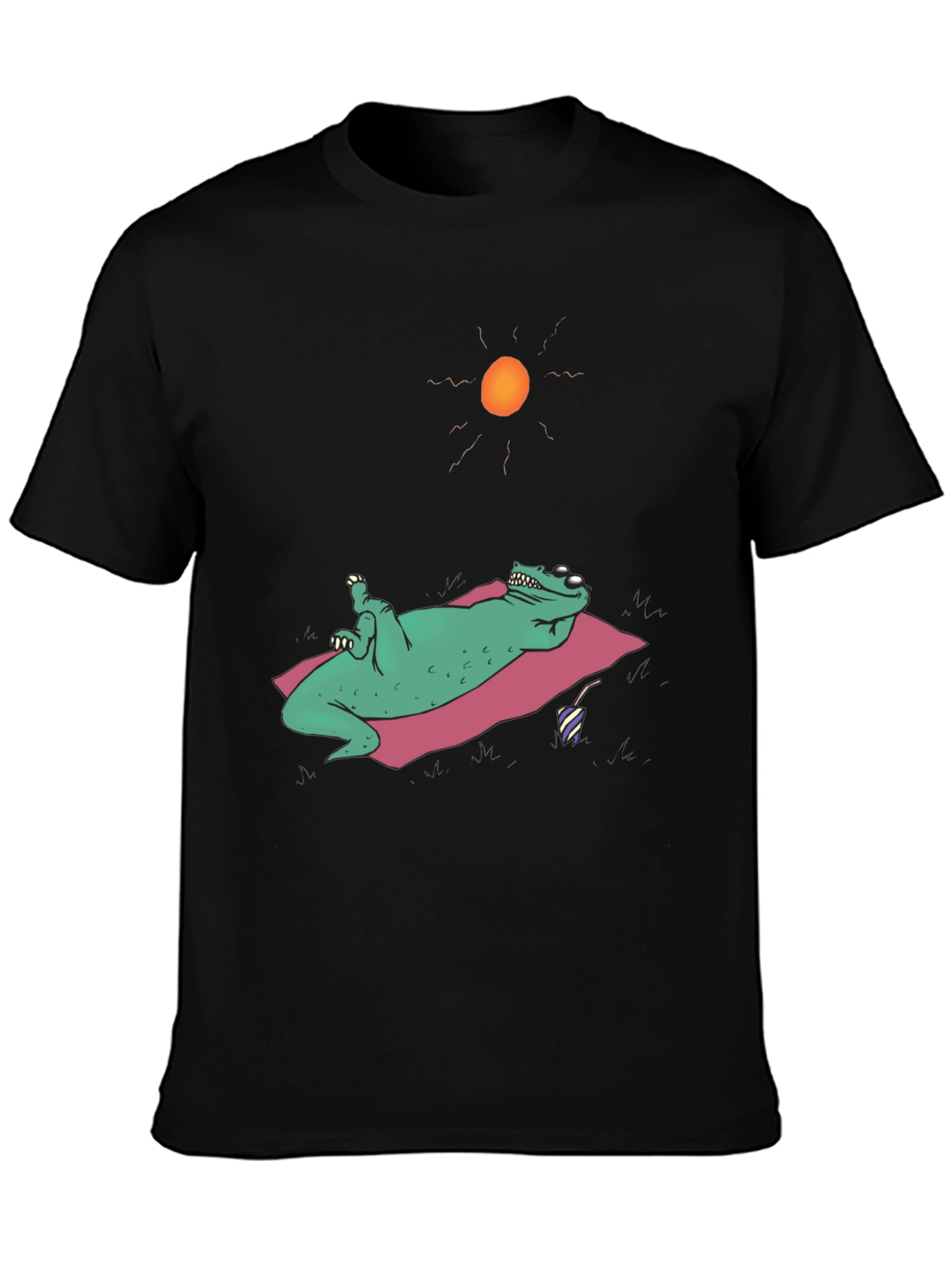 Chill Frog T-Shirt - Relaxed Reptile Summer Fun