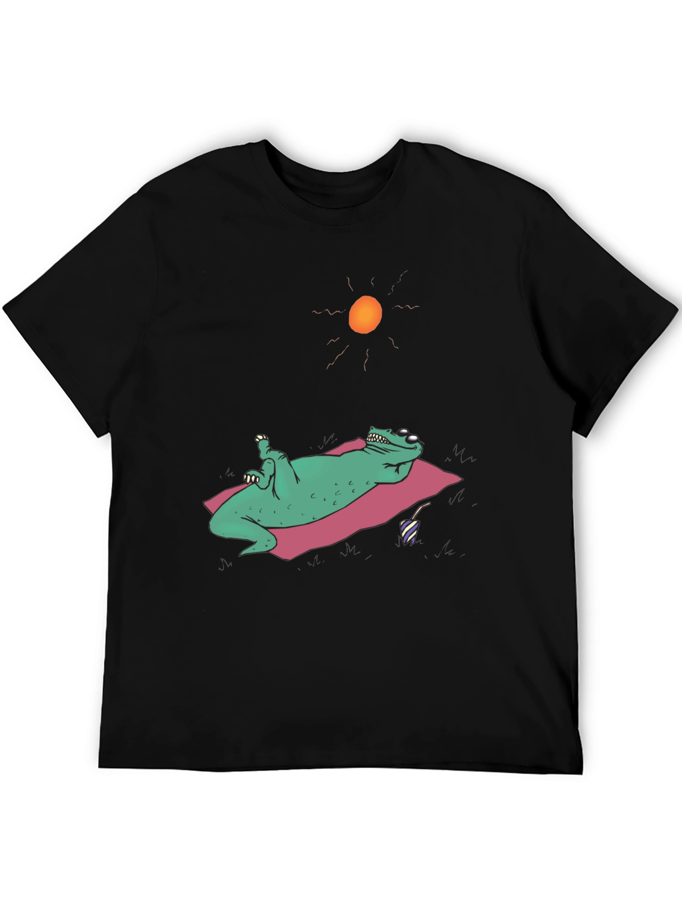 Chill Frog T-Shirt - Relaxed Reptile Summer Fun