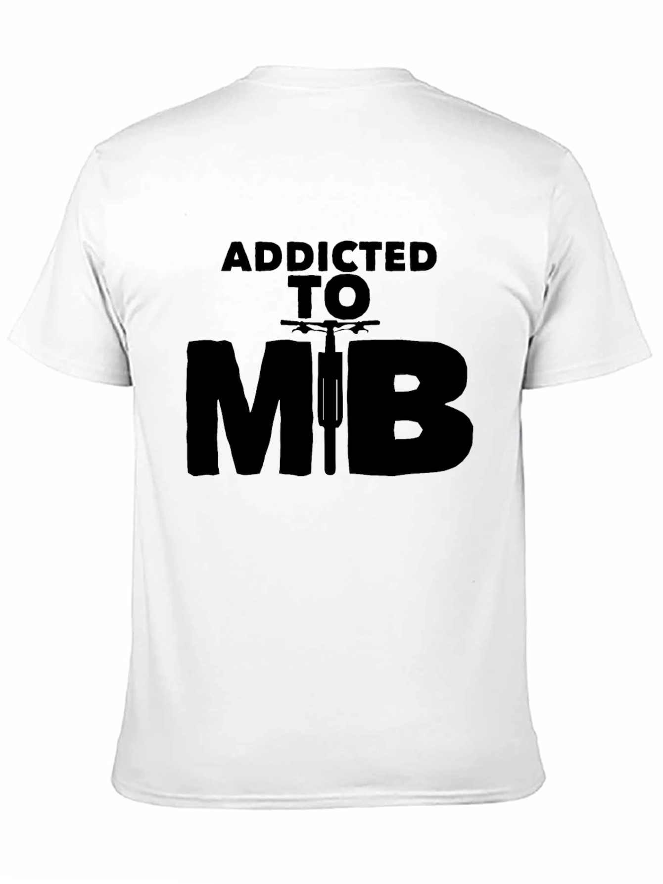 Addicted to MTB Black Graphic Tee