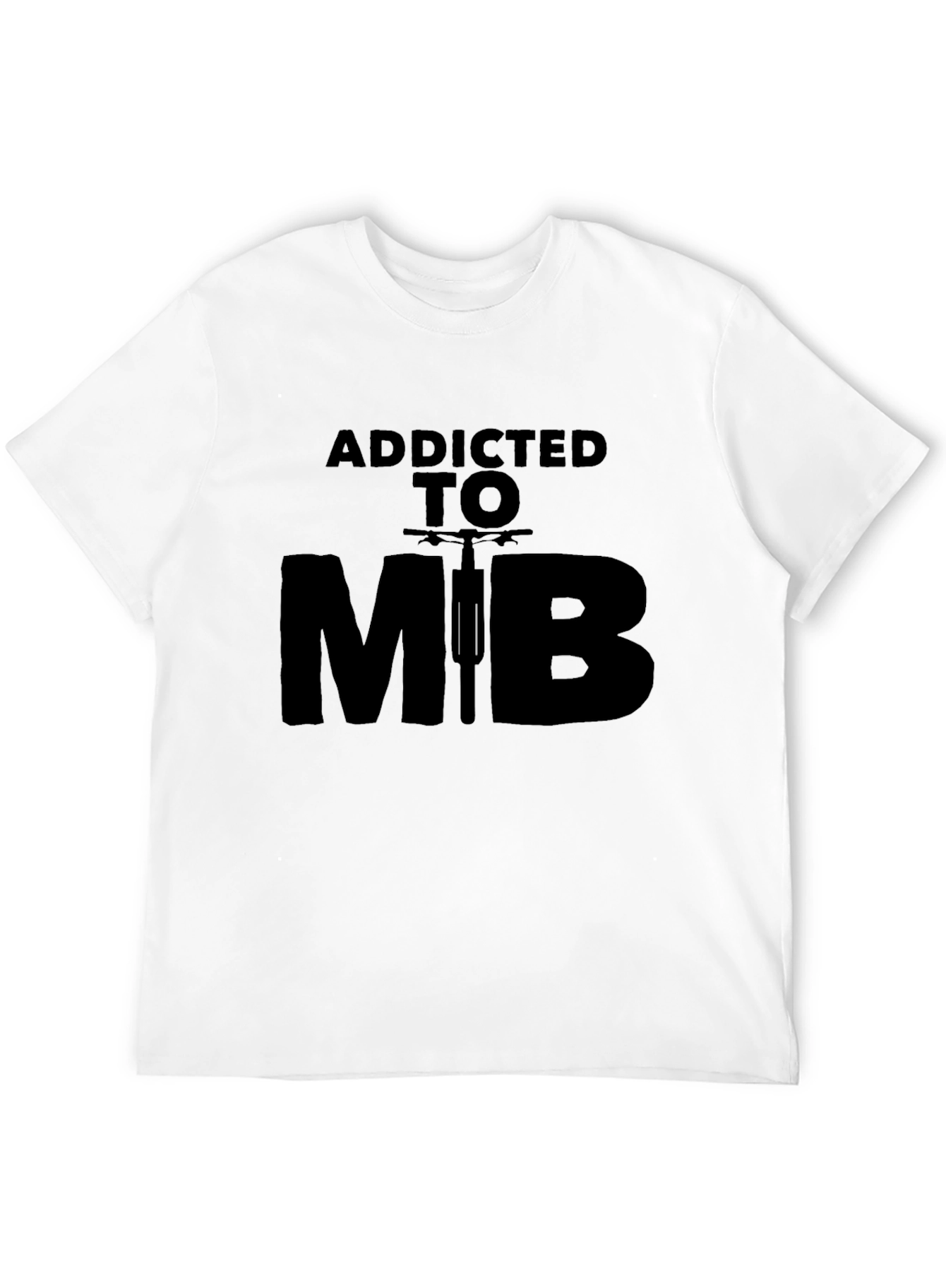 Addicted to MTB Black Graphic Tee