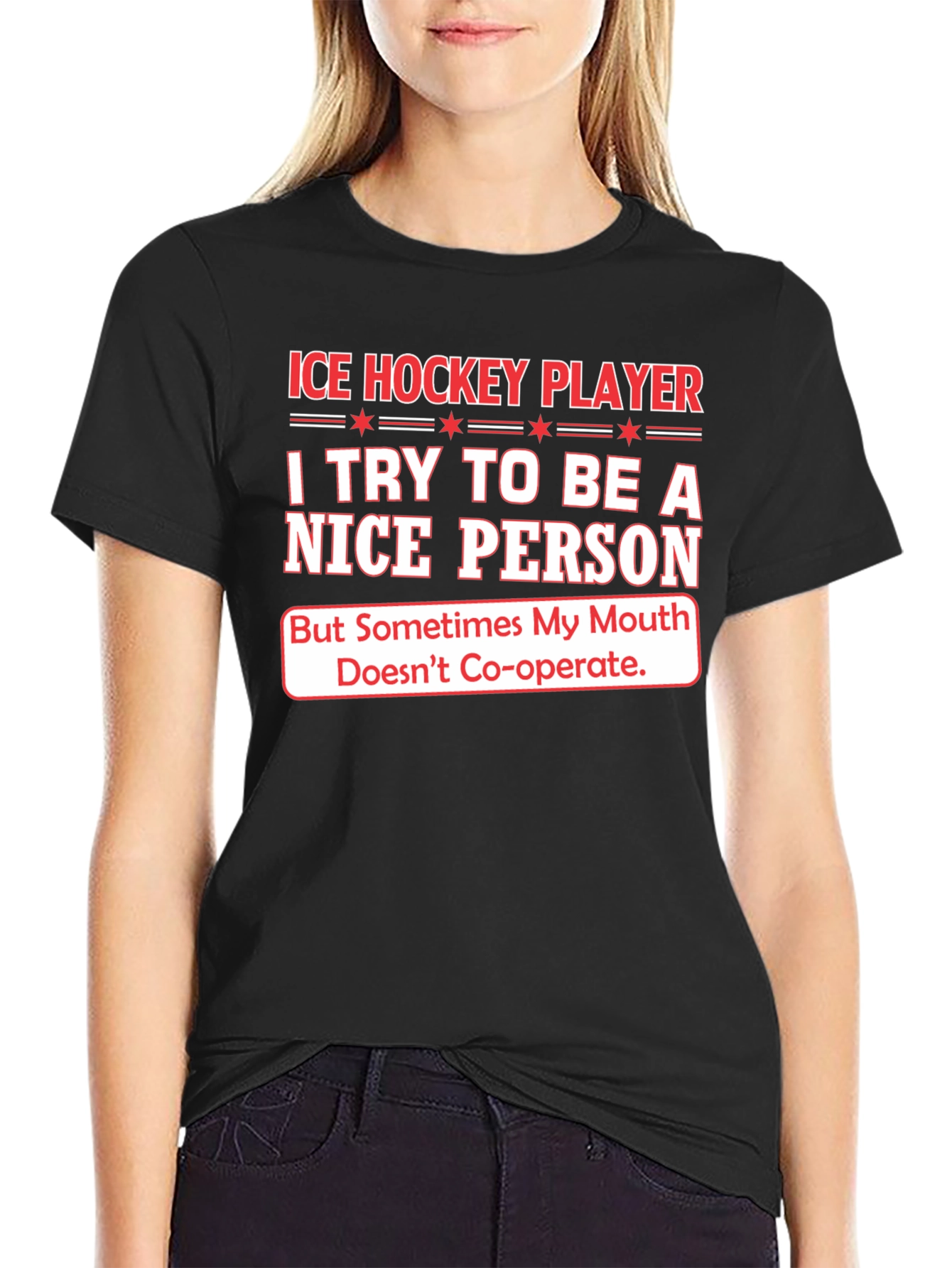 Ice Hockey Player Funny T-Shirt