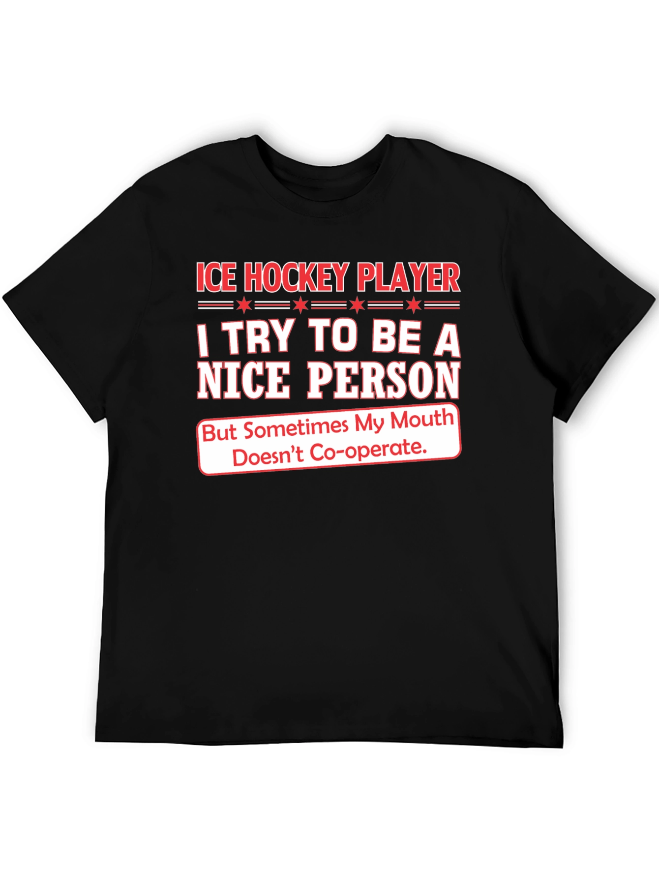Ice Hockey Player Funny T-Shirt