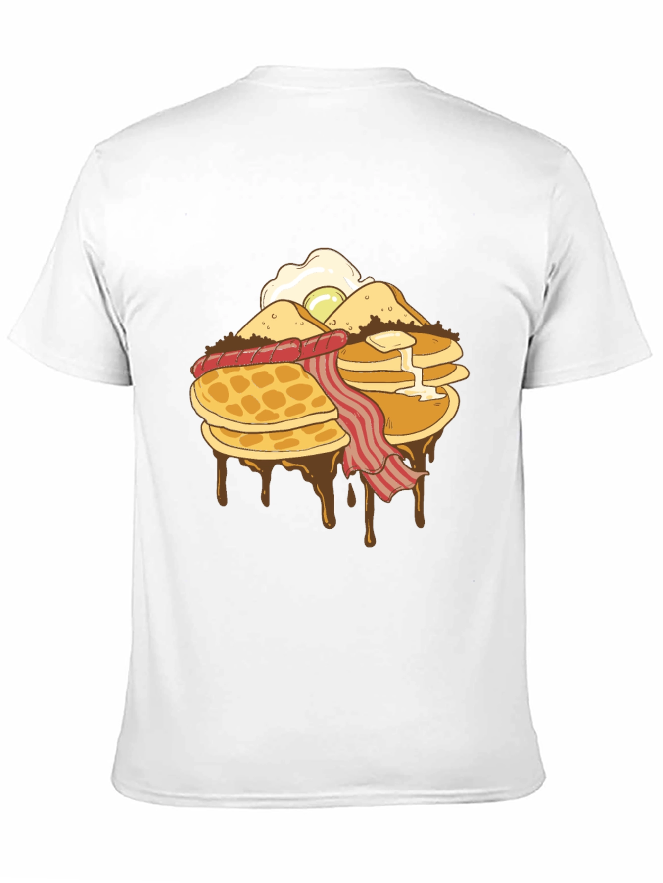 Breakfast Stack Graphic T-Shirt