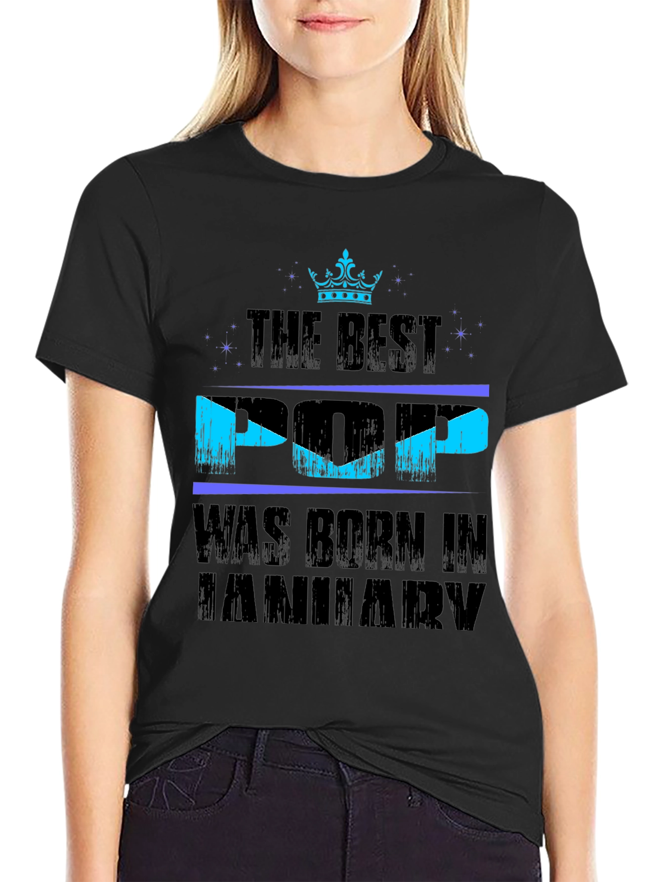 The Best Pop Born in January Graphic T-Shirt