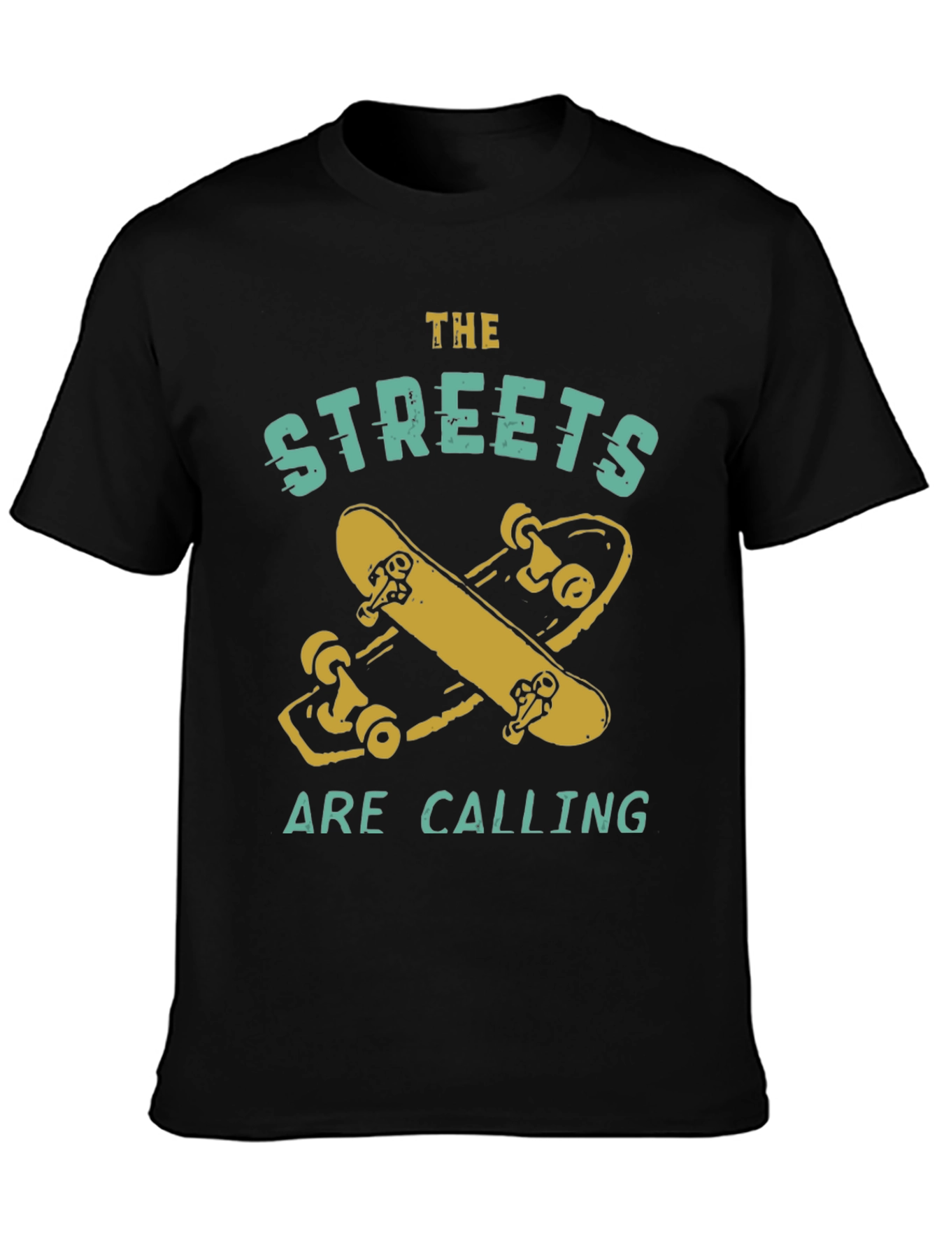Streets Are Calling Graphic Tee - Black T-Shirt
