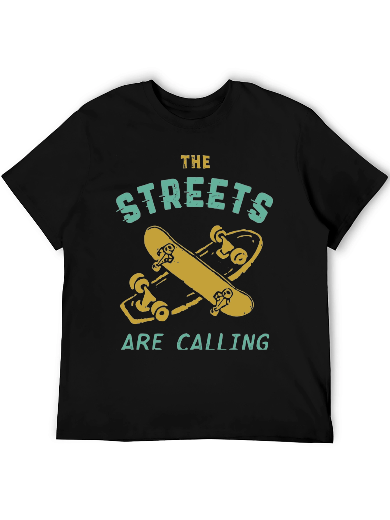Streets Are Calling Graphic Tee - Black T-Shirt