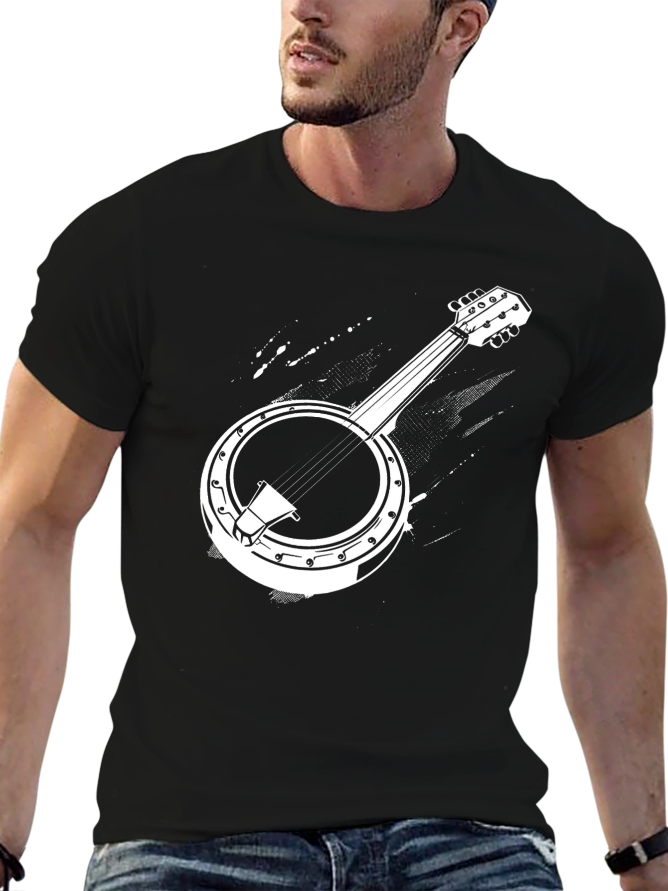 Banjo Graphic Tee - Musicians Gift