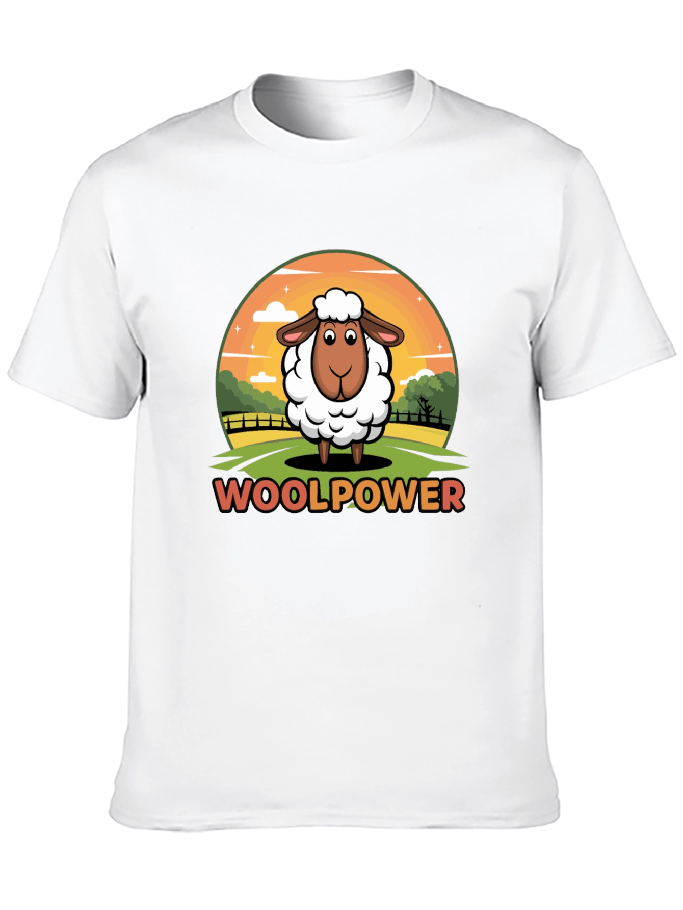 Woolpower Sheep Graphic Tee - Unisex Black T-Shirt