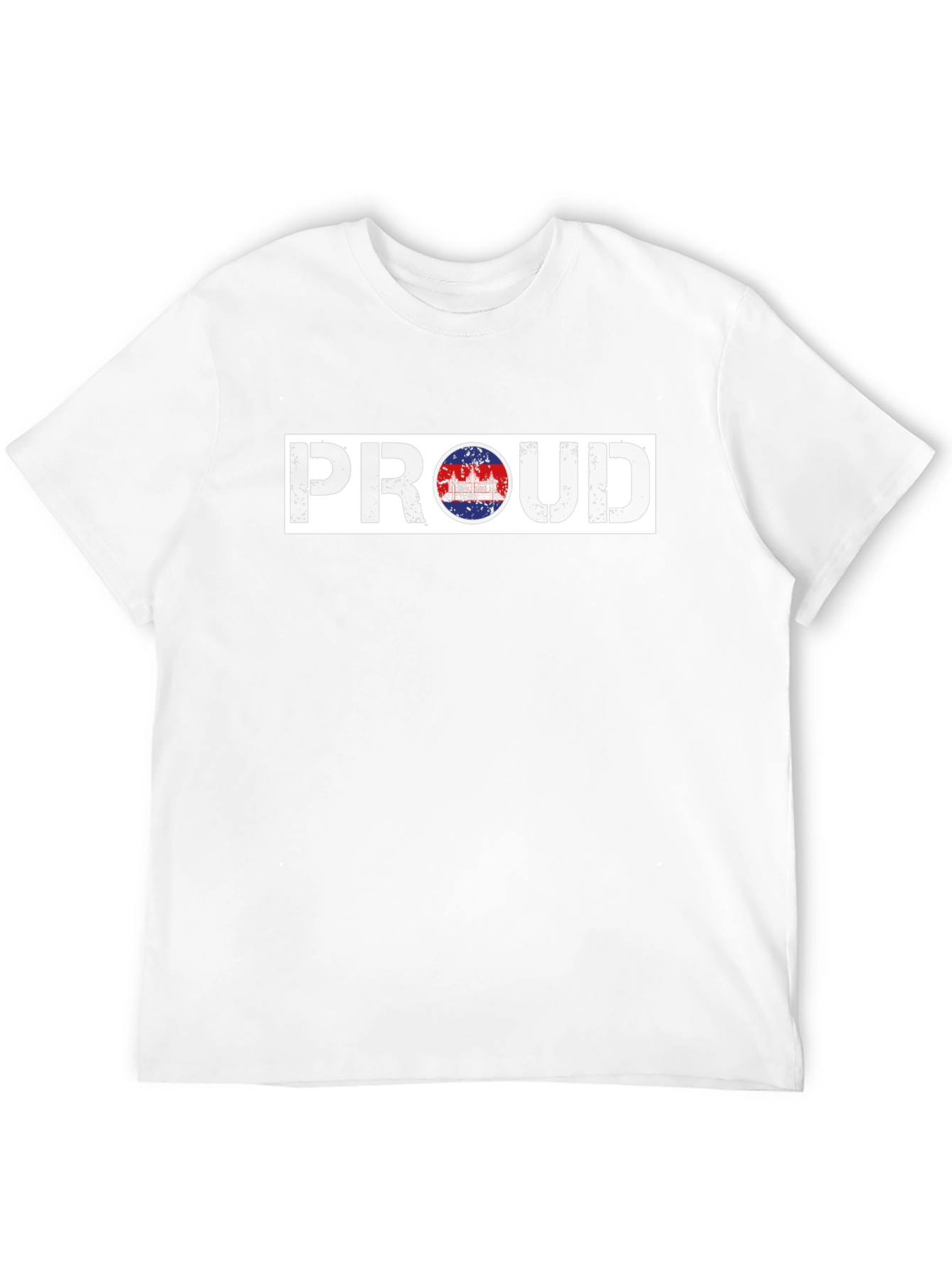 Proud Country Flag Graphic Tee - Black
