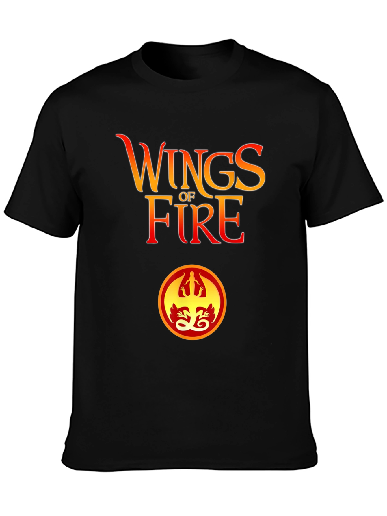 Wings of Fire Graphic Tee - Black
