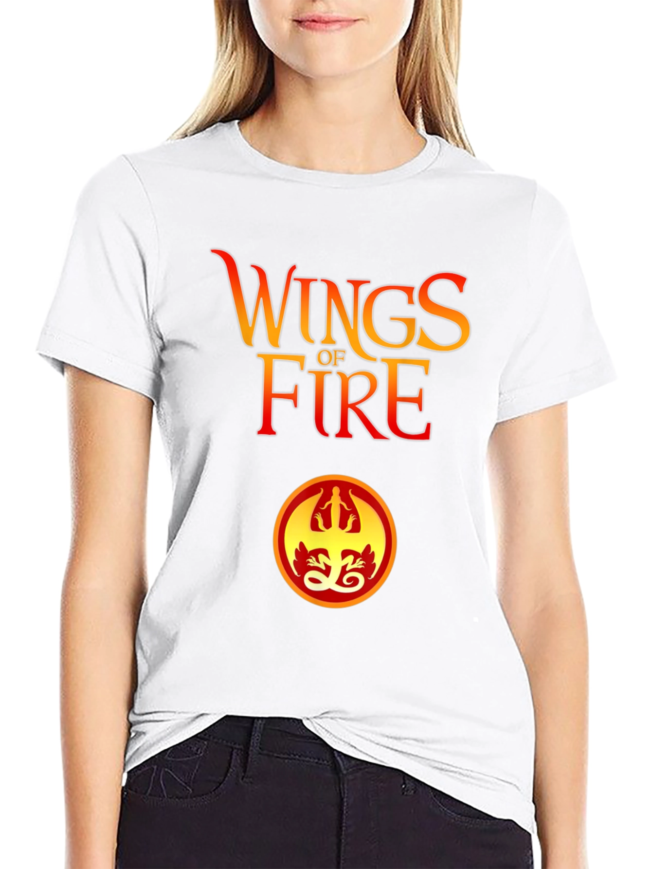 Wings of Fire Graphic Tee - Black