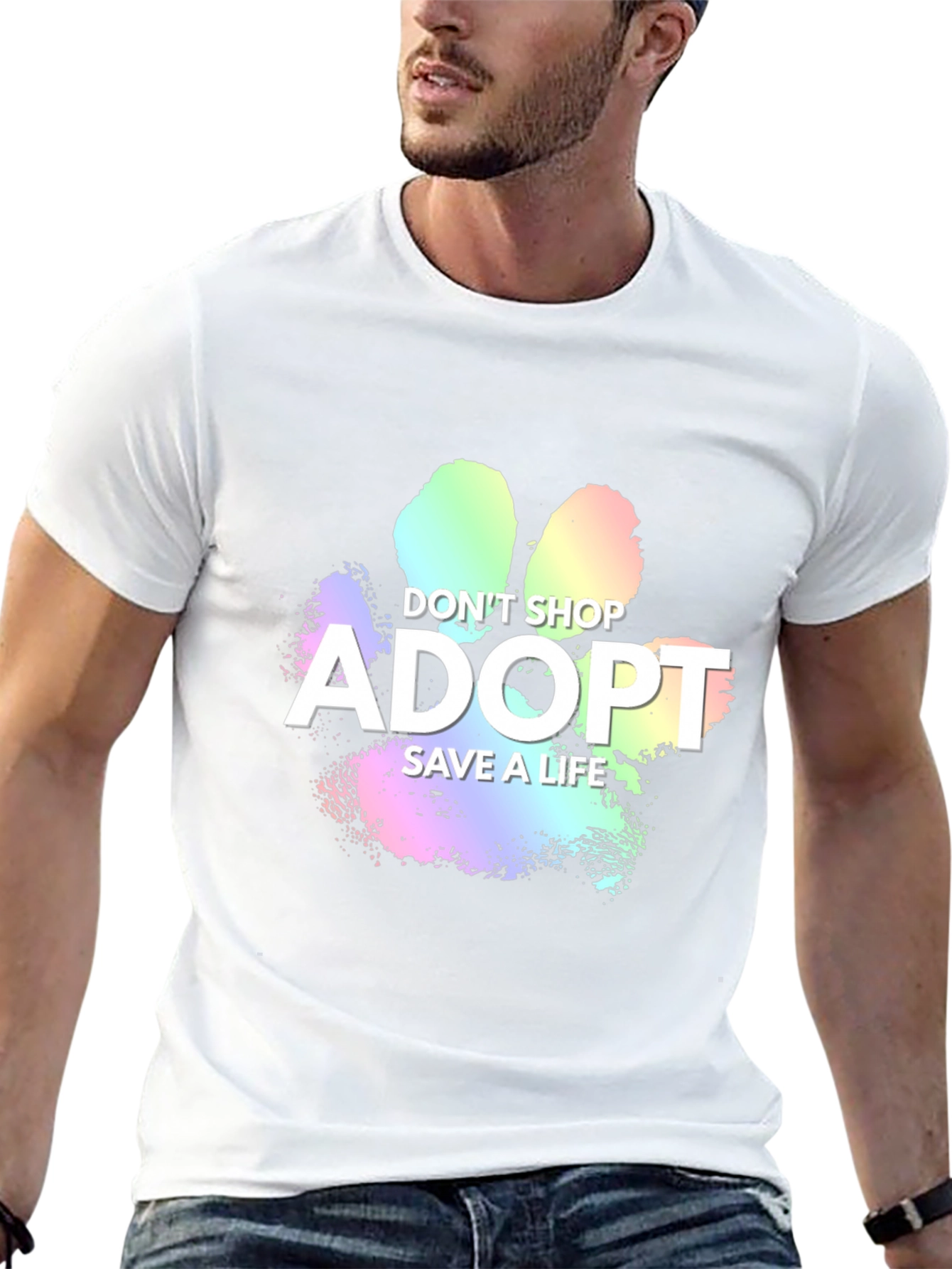 Adopt Dont Shop Graphic Tee