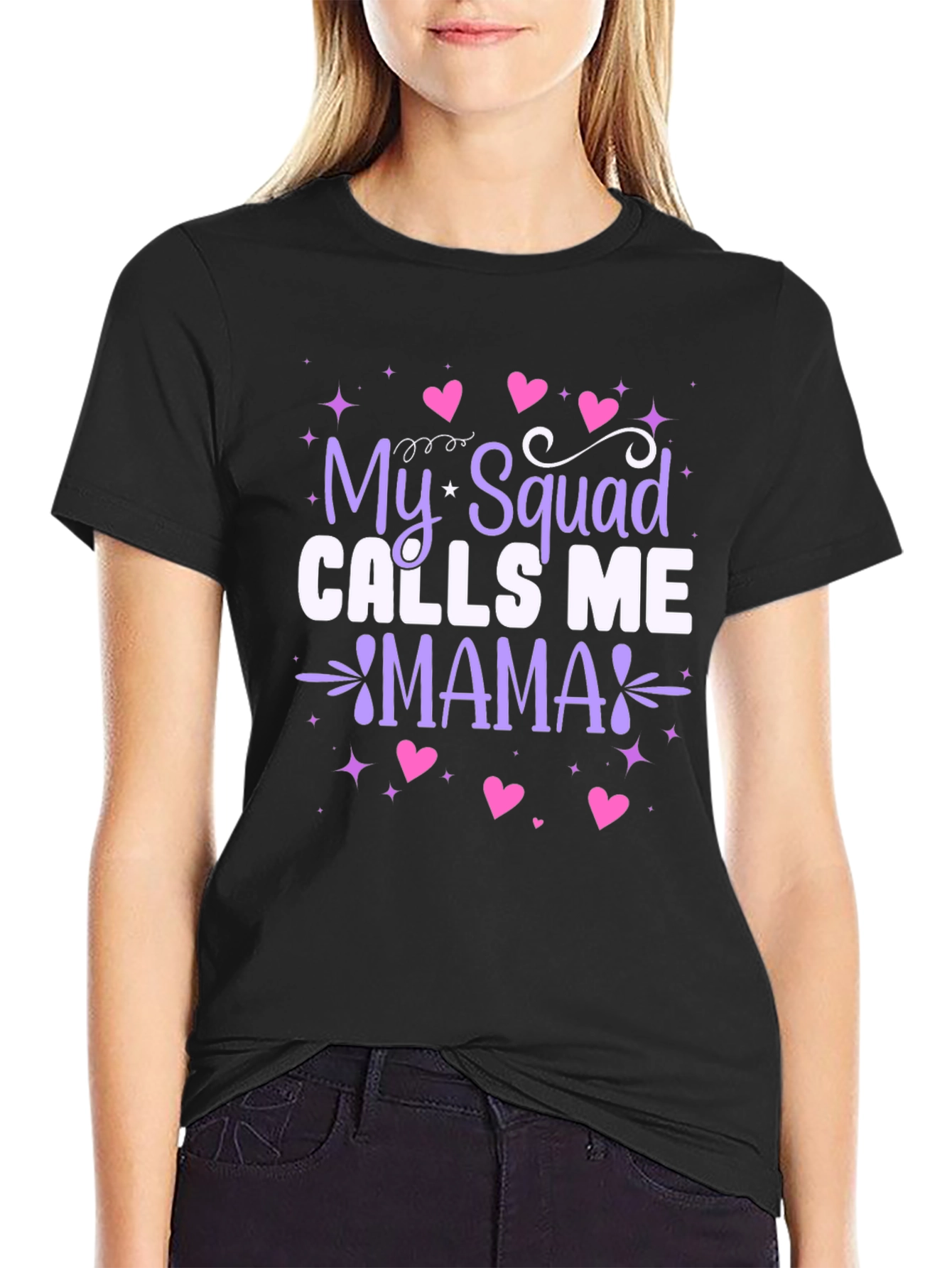 My Squad Calls Me Mama Graphic Tee