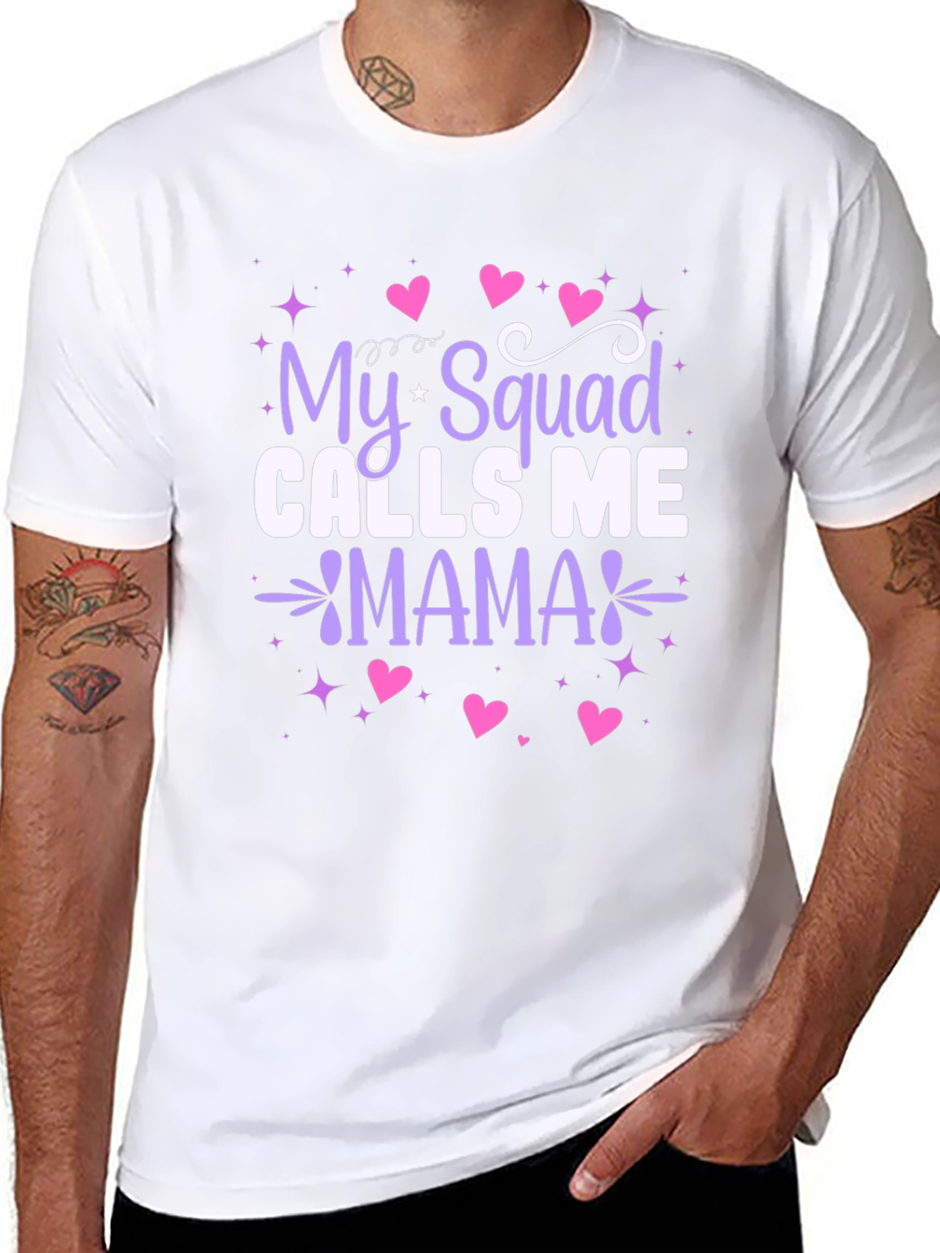 My Squad Calls Me Mama Graphic Tee