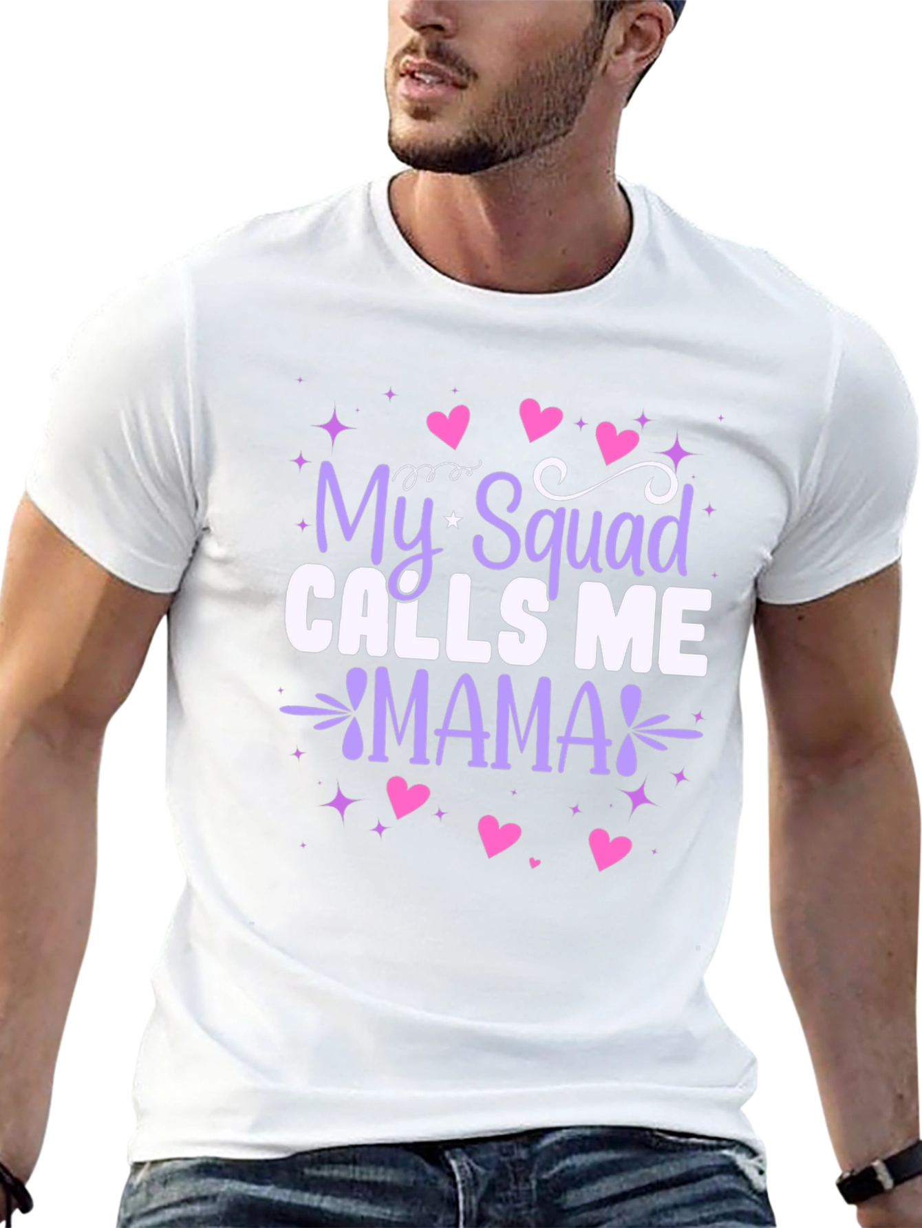 My Squad Calls Me Mama Graphic Tee