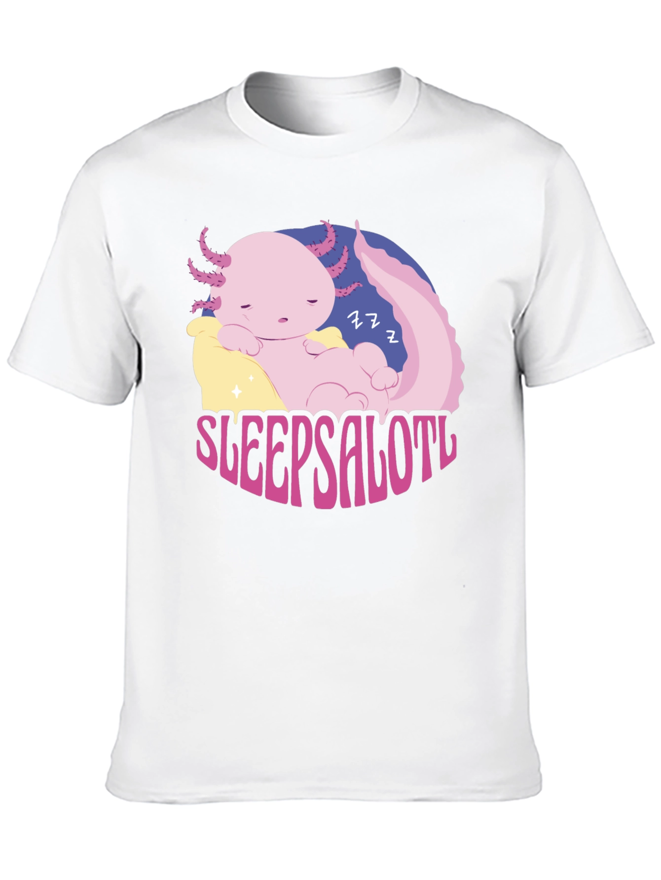 Sleepsalotl Axolotl T-Shirt - Cute & Comfy