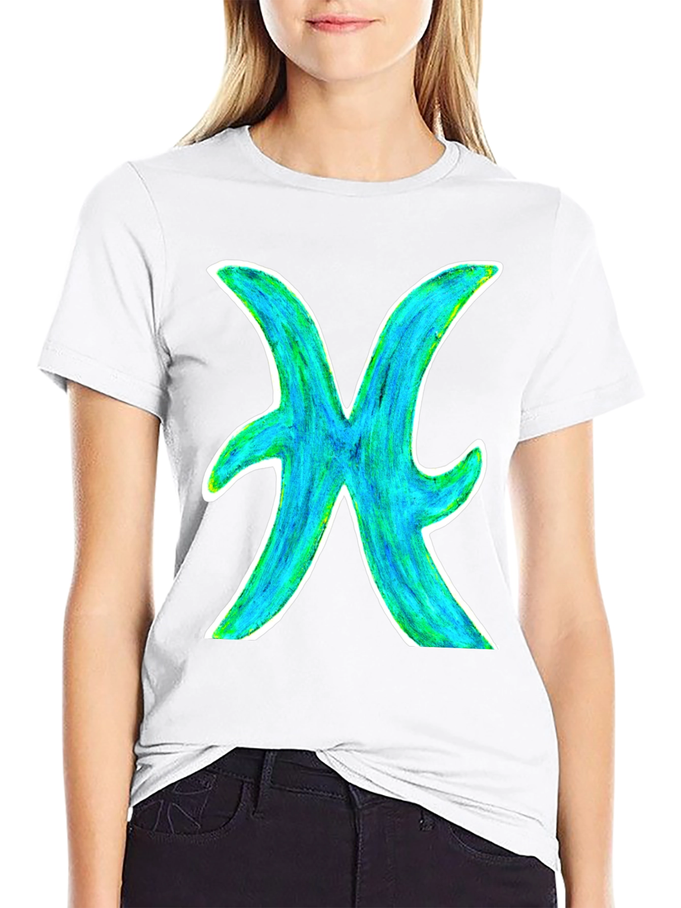 Pisces Zodiac Sign Graphic T-Shirt