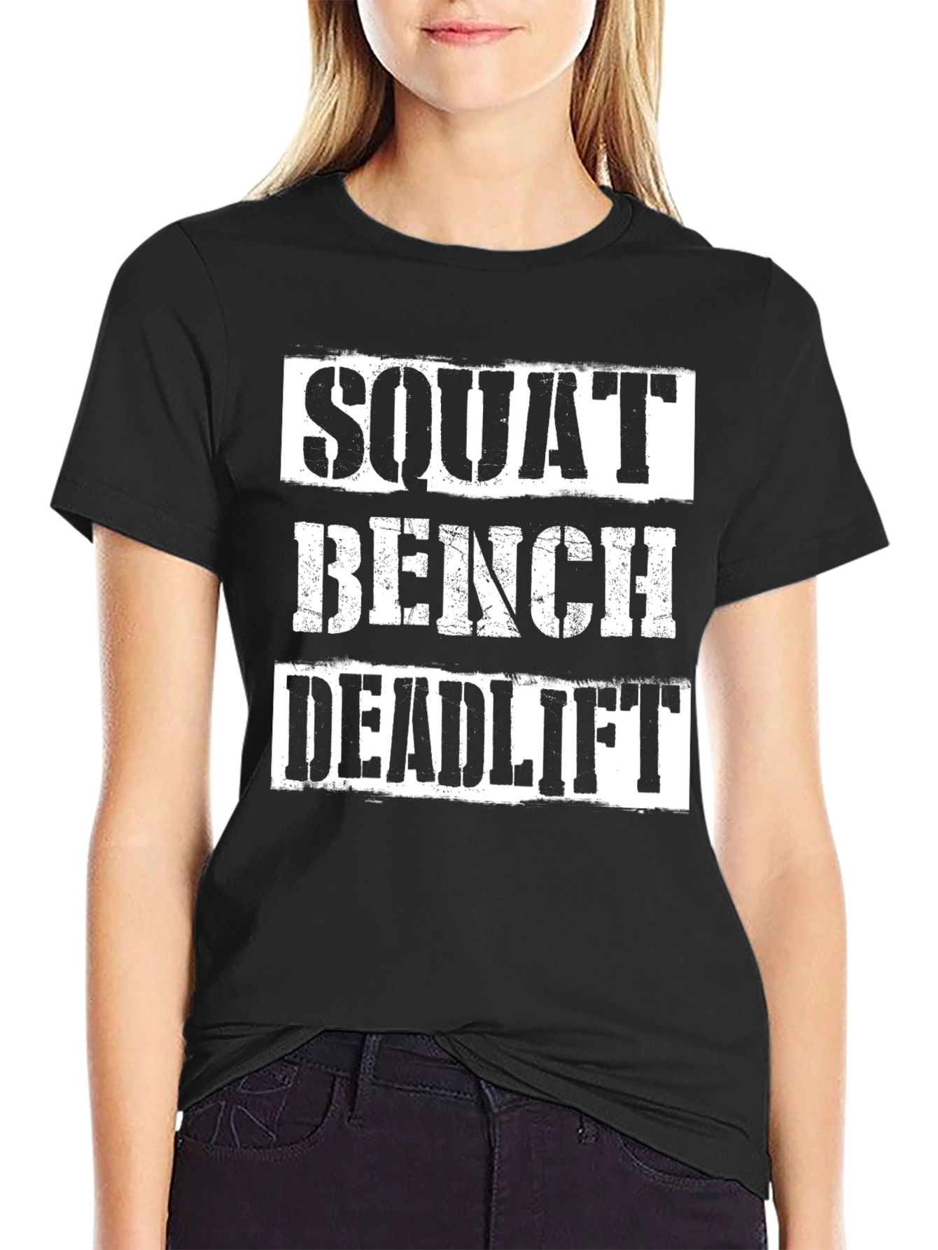 Squat Bench Deadlift Gym Workout T-Shirt