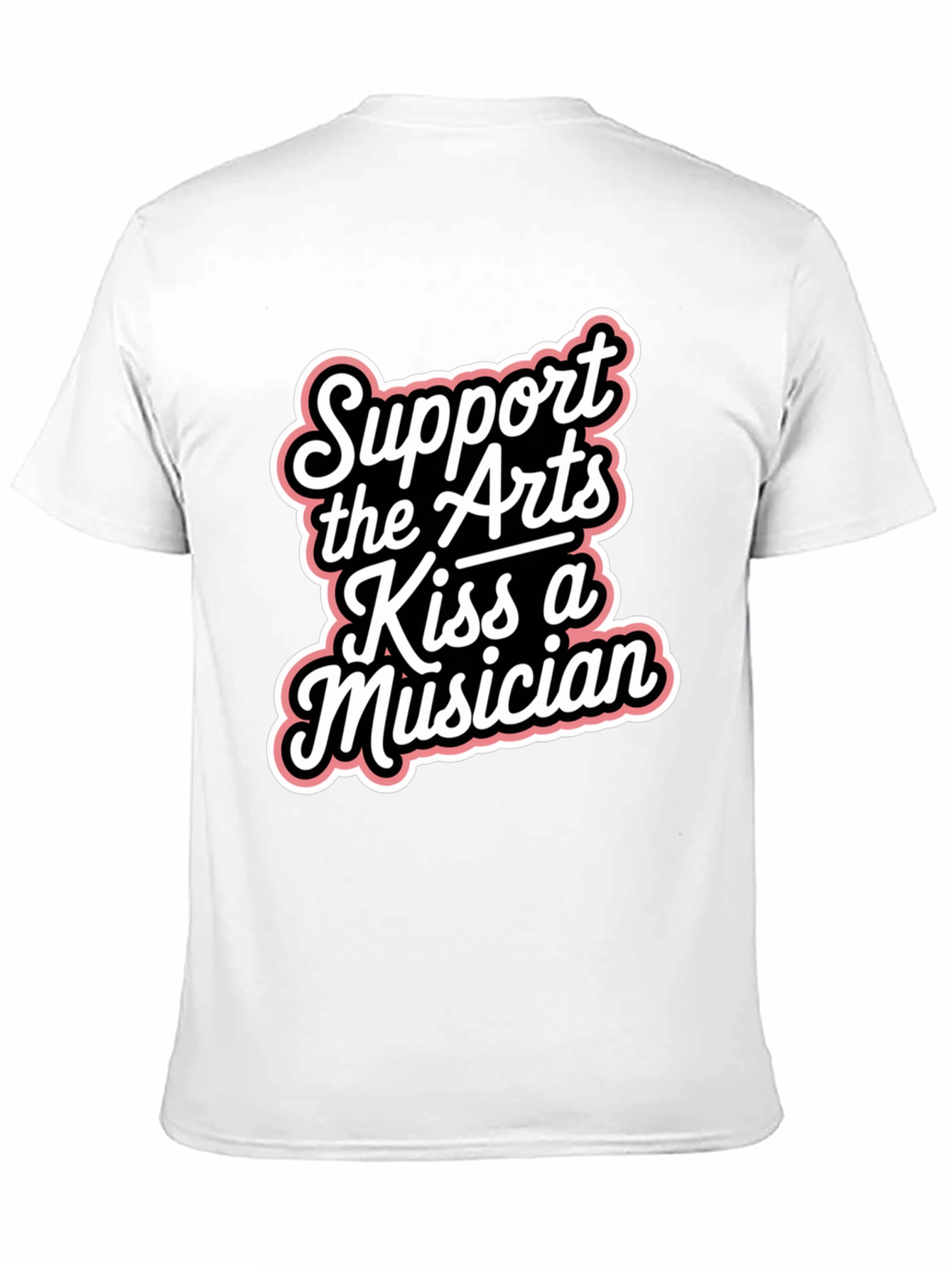 Support the Arts Kiss A Musician Graphic Tee