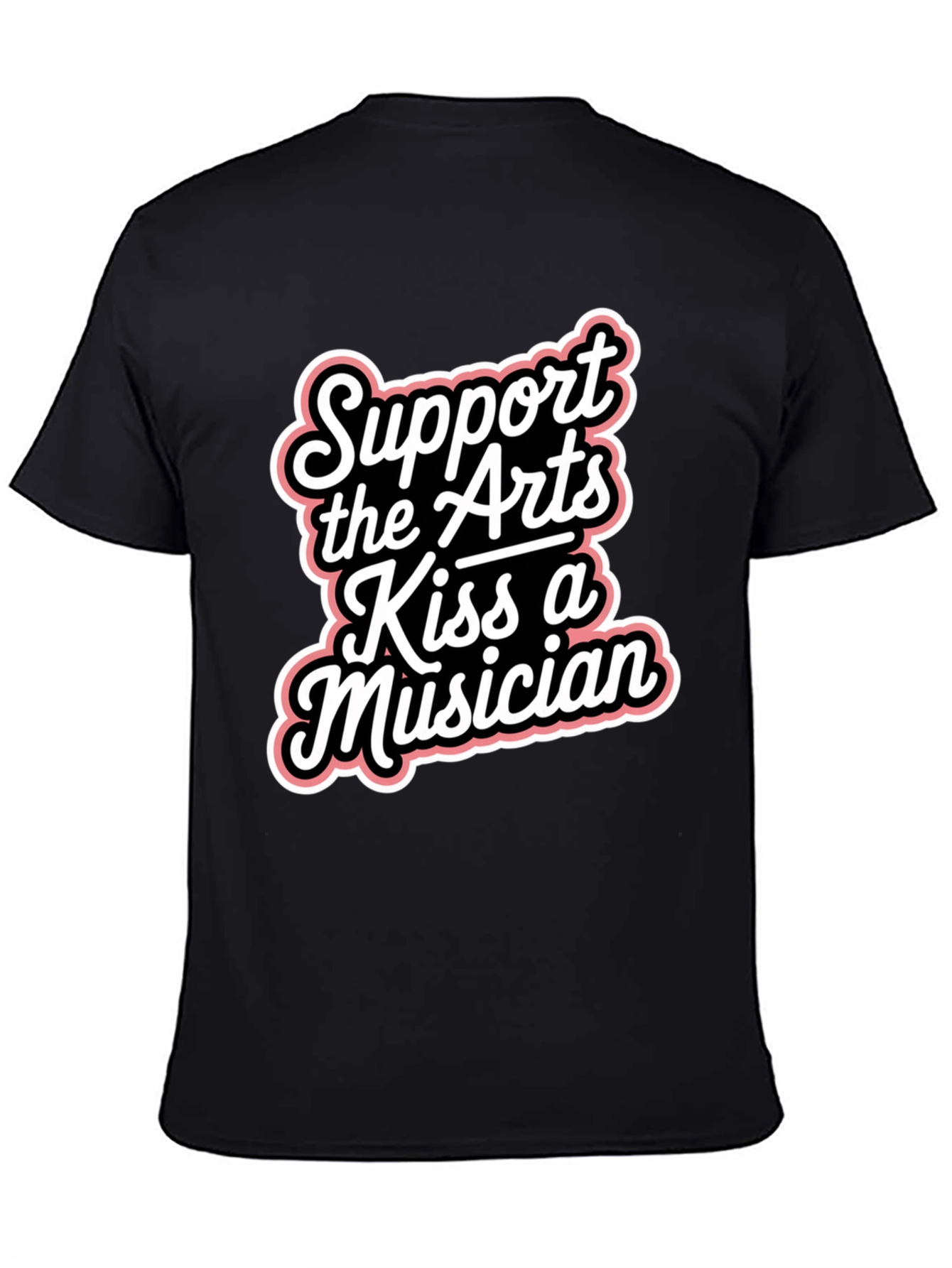 Support the Arts Kiss A Musician Graphic Tee