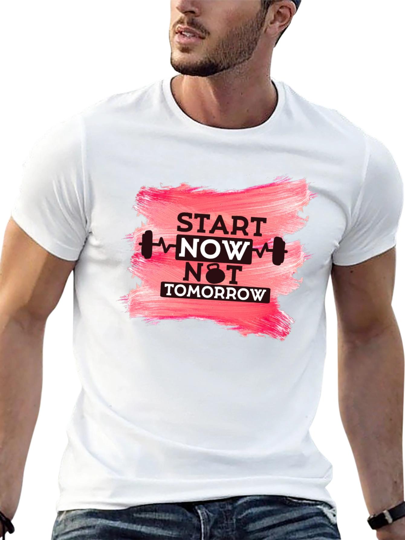 Motivational Workout T-Shirt - Start Now