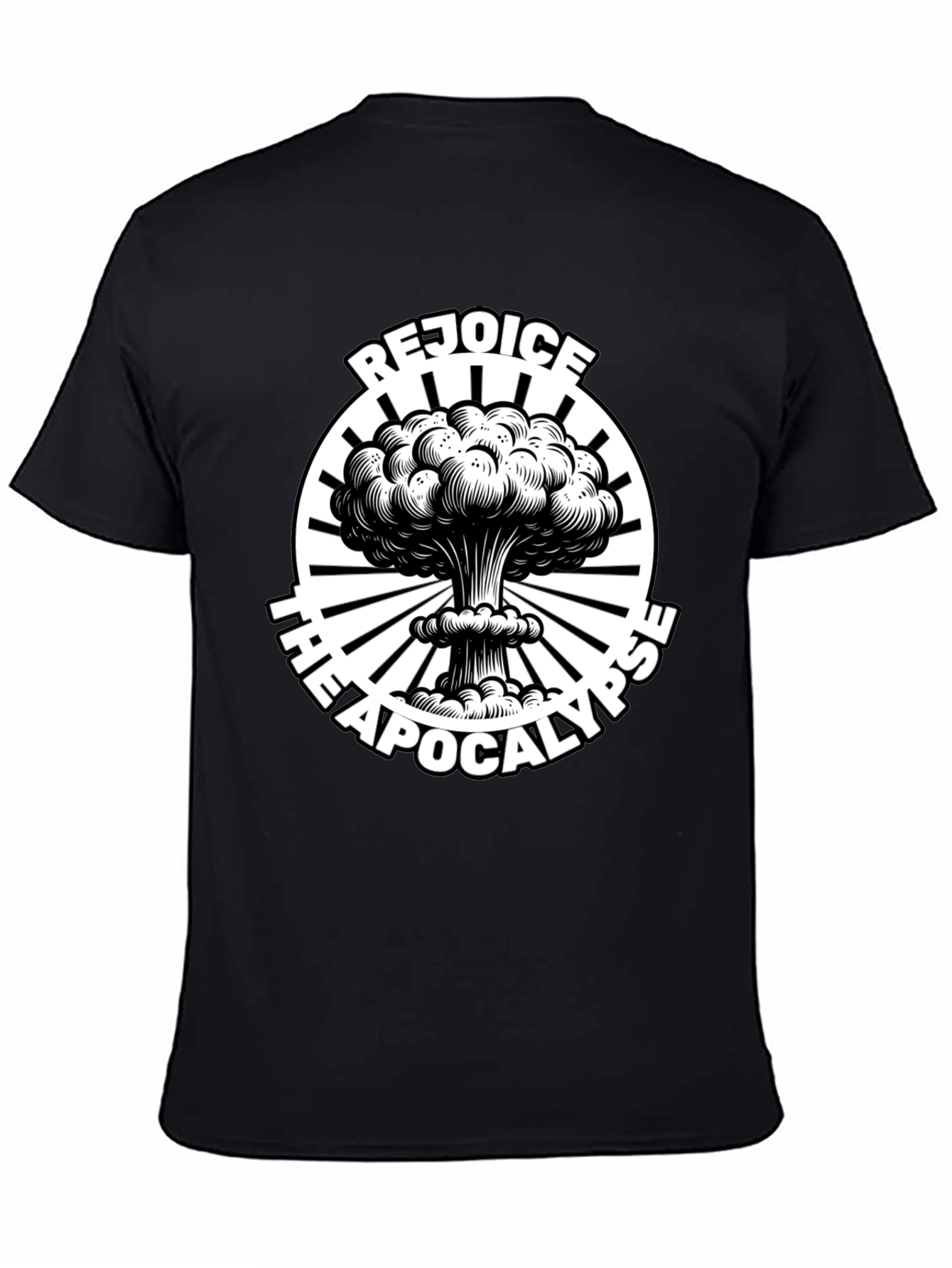 Rejoice the Apocalypse Graphic Tee - Black