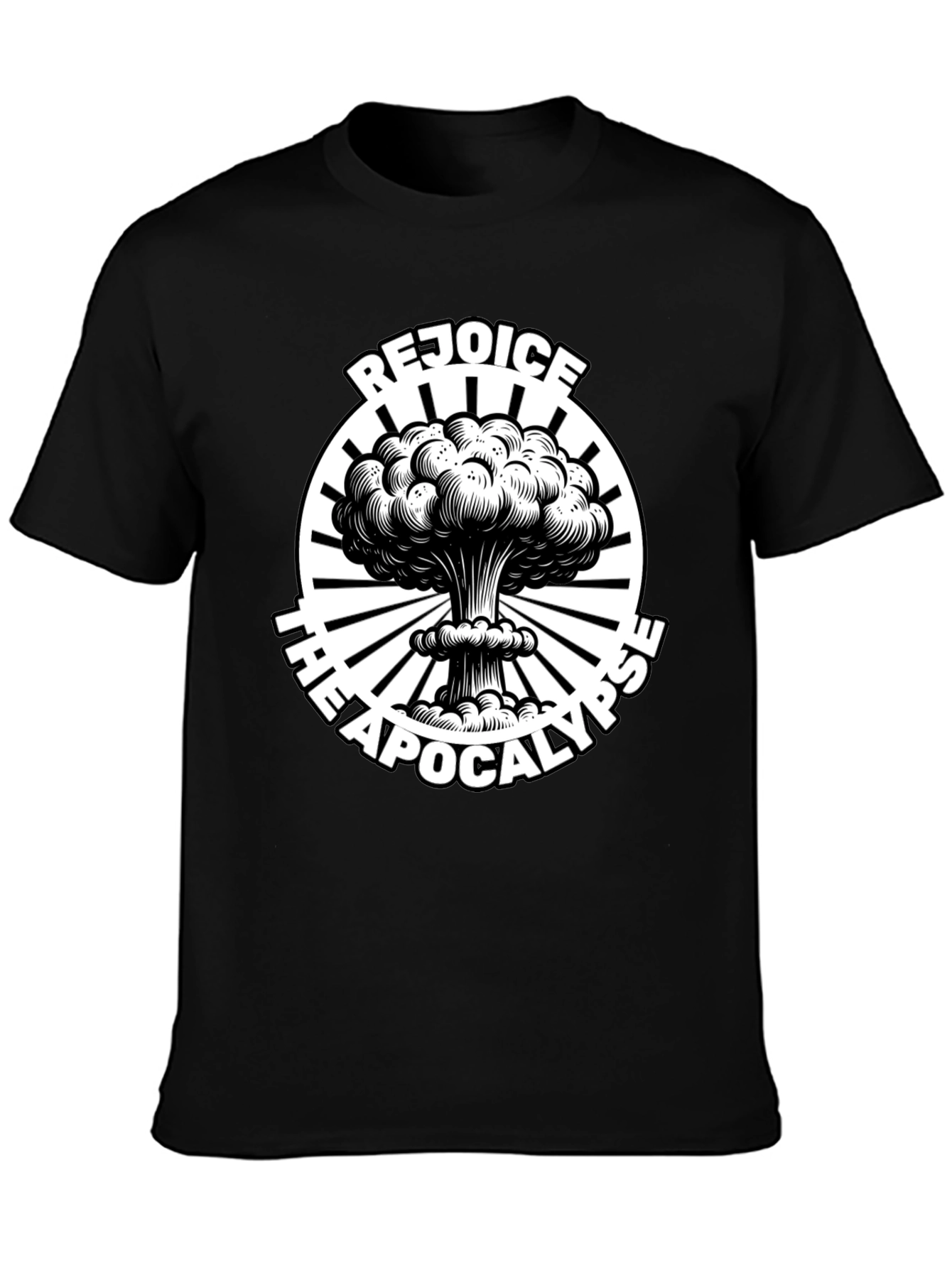 Rejoice the Apocalypse Graphic Tee - Black