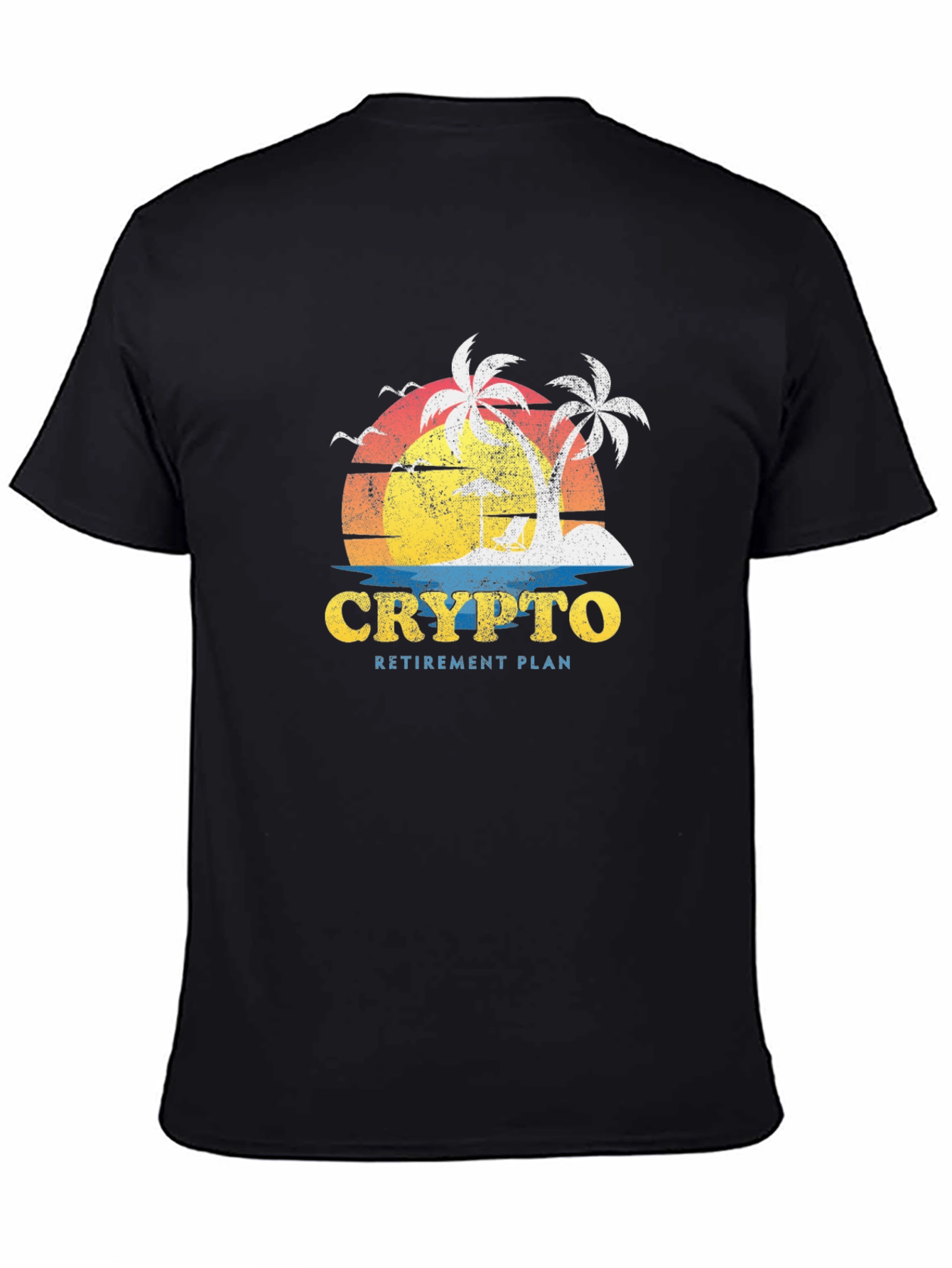 Crypto Retirement Plan Graphic T-Shirt