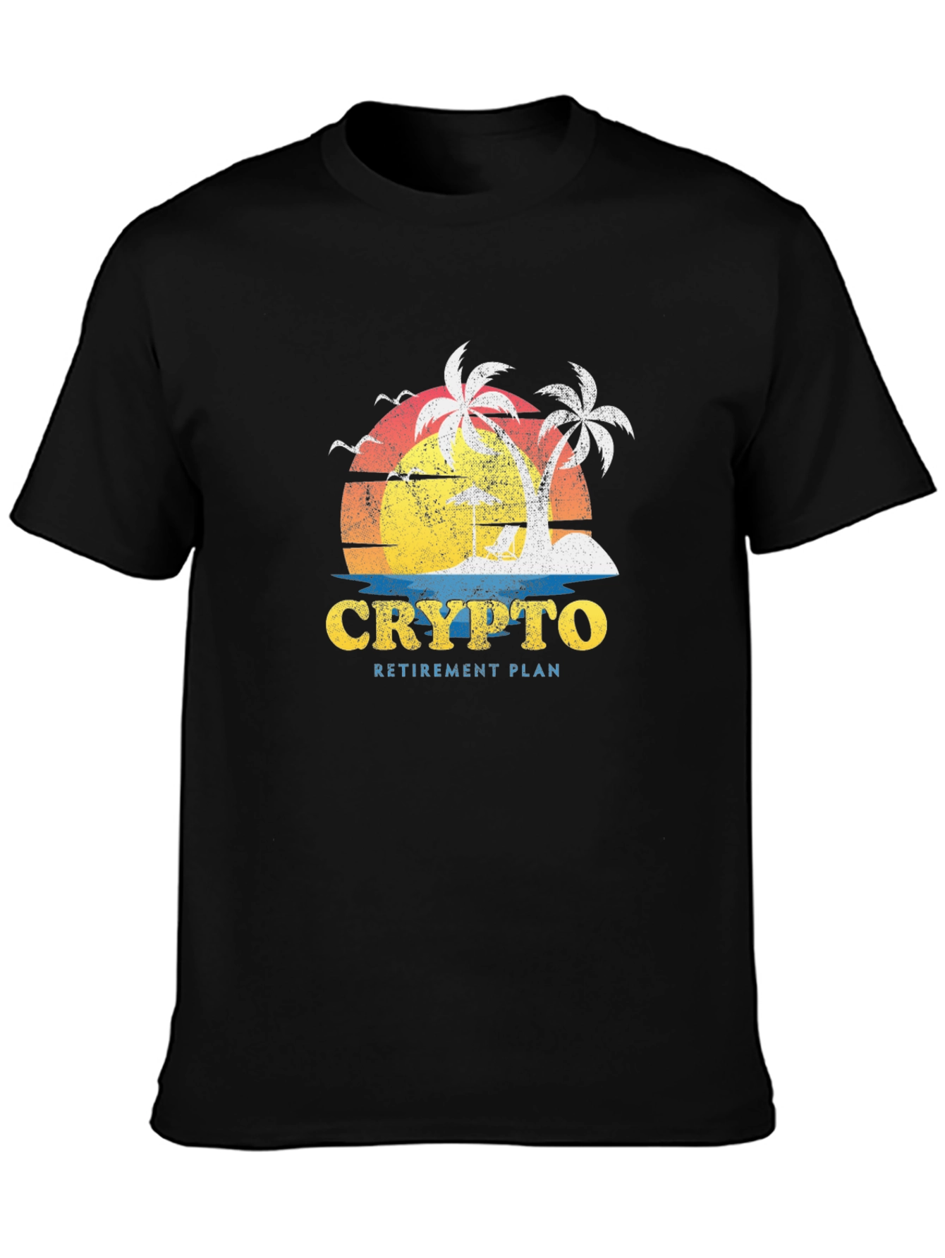 Crypto Retirement Plan Graphic T-Shirt