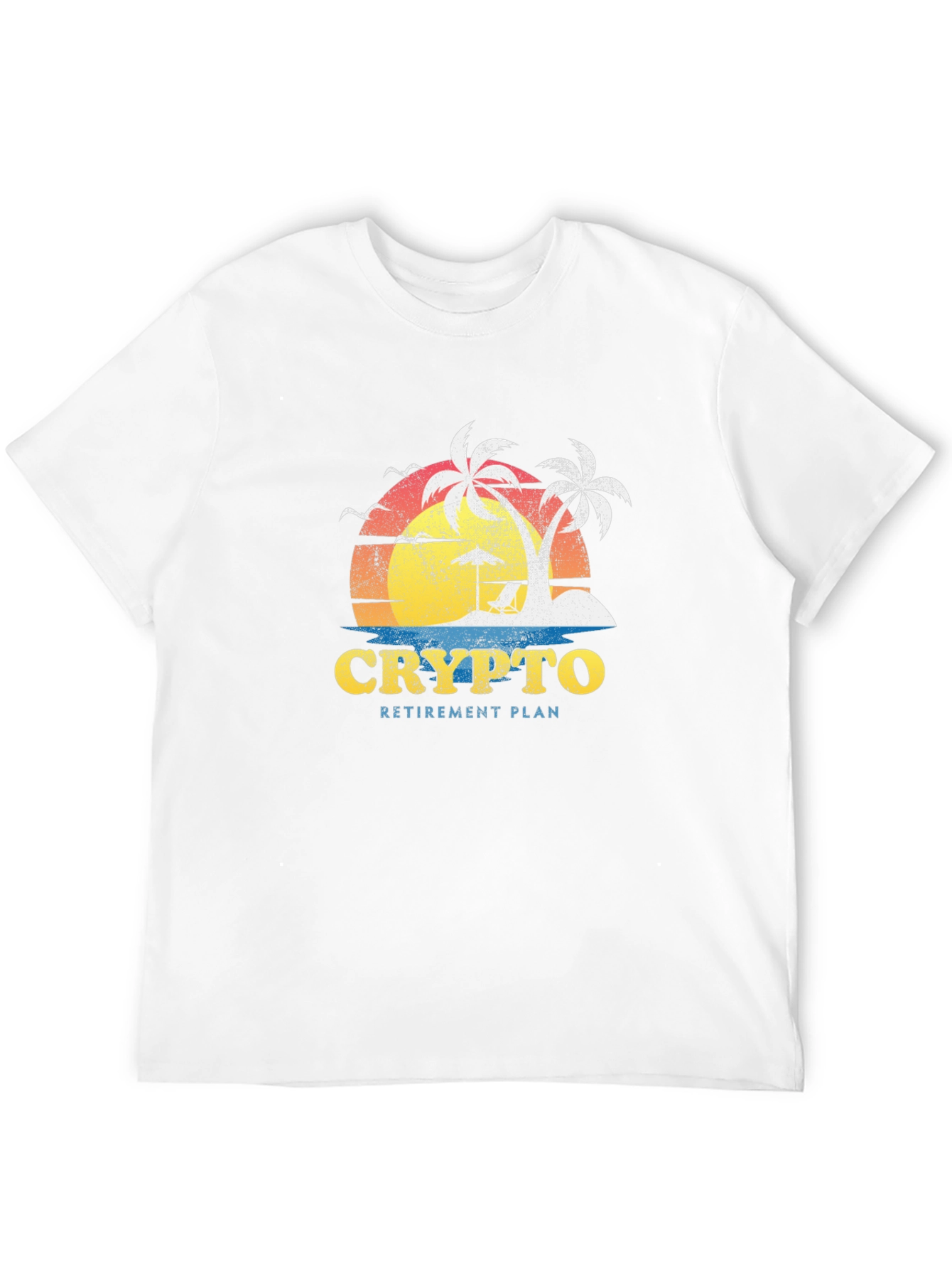 Crypto Retirement Plan Graphic T-Shirt