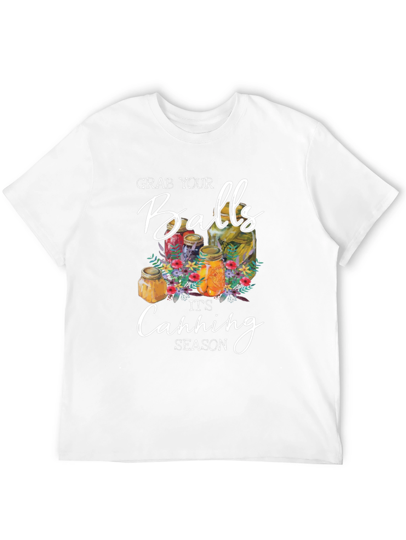 Grab Your Balls Canning Season Black T-Shirt