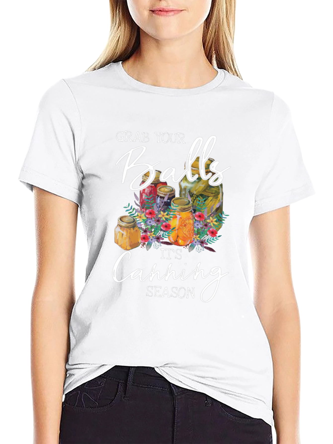 Grab Your Balls Canning Season Black T-Shirt
