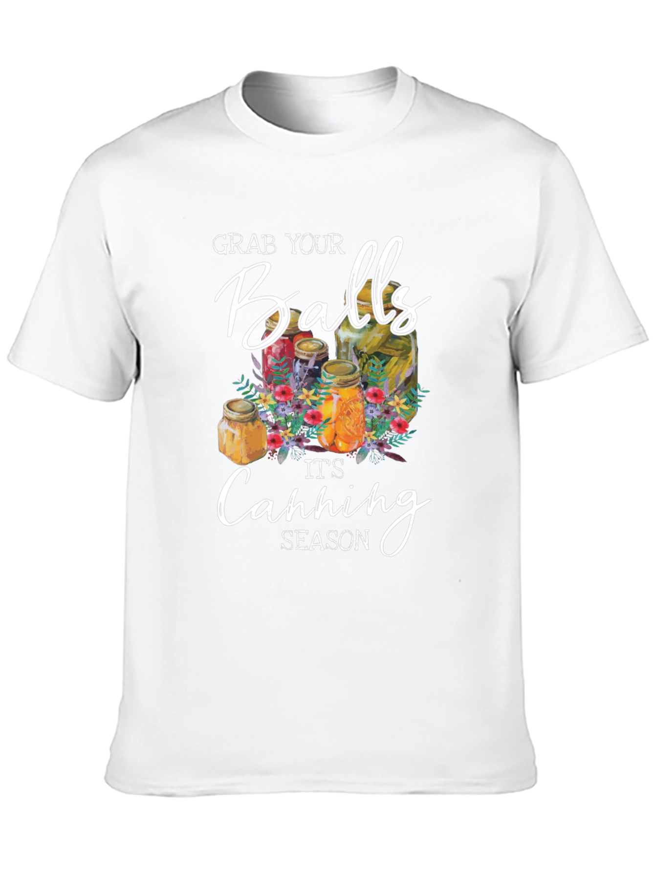 Grab Your Balls Canning Season Black T-Shirt