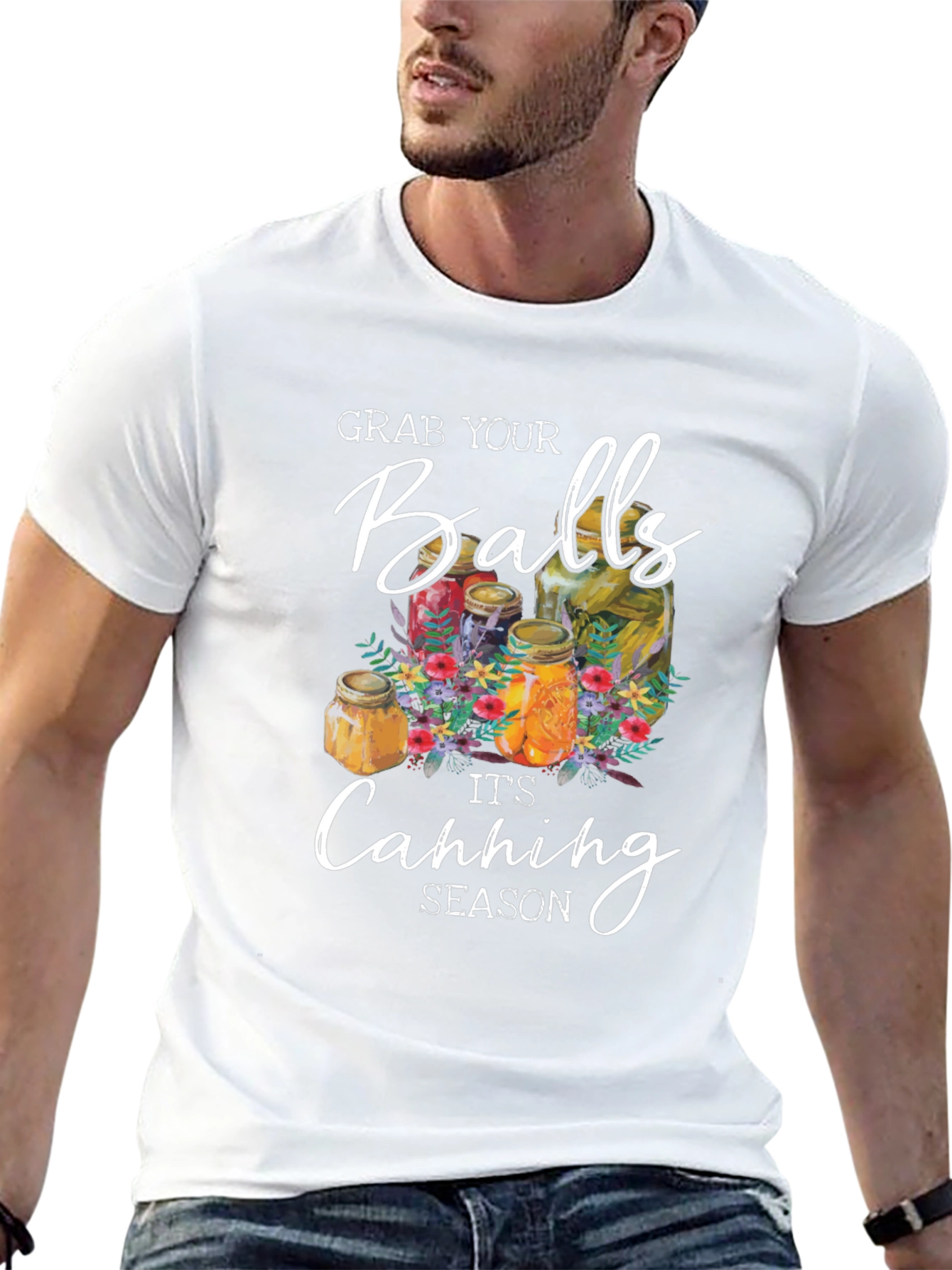 Grab Your Balls Canning Season Black T-Shirt
