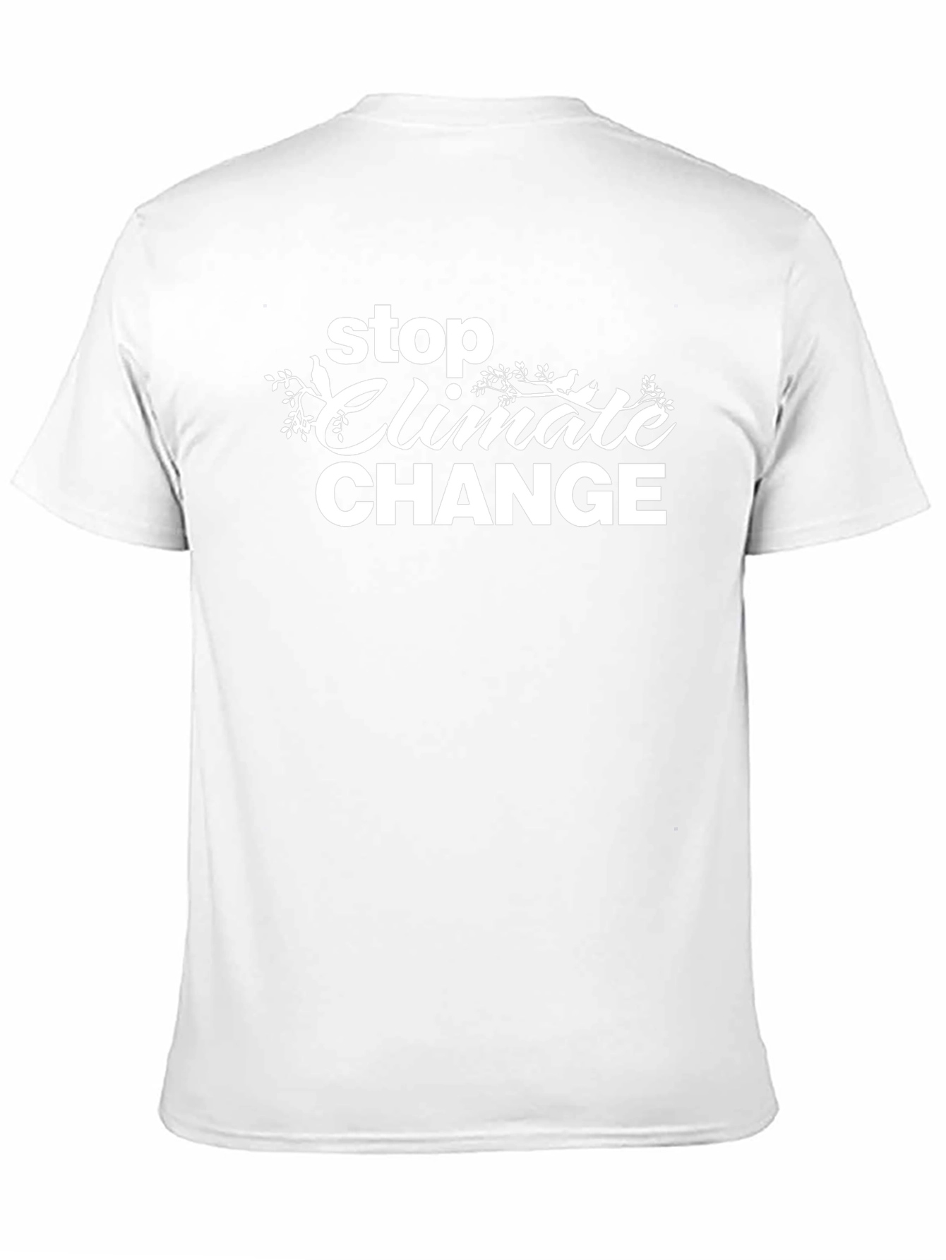 Stop Climate Change Graphic Tee - Eco-Friendly Statement