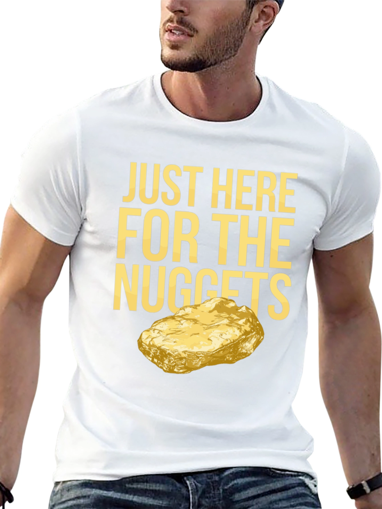 Just Here For The Nuggets T-Shirt
