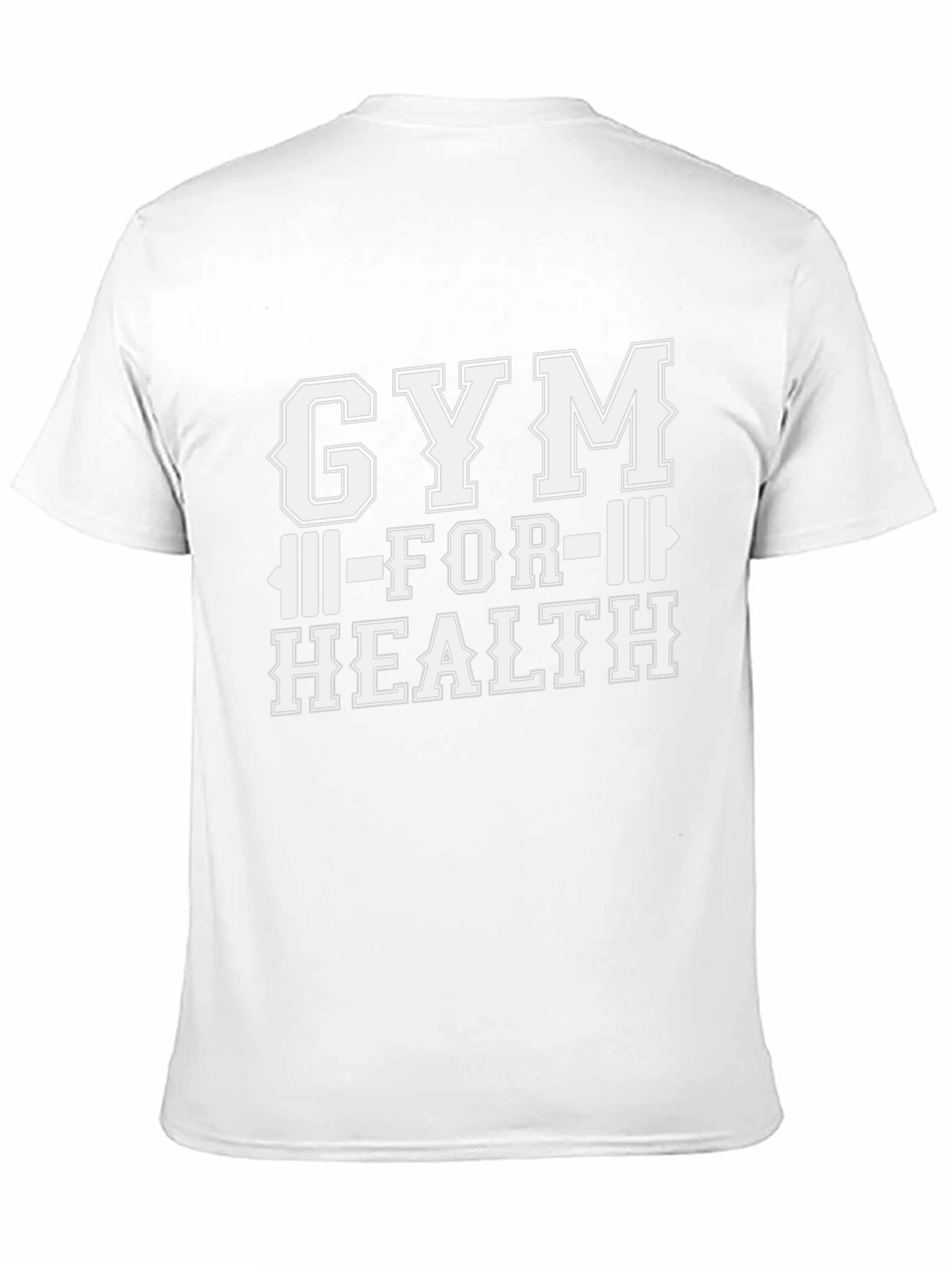 Gym For Health Black T-Shirt