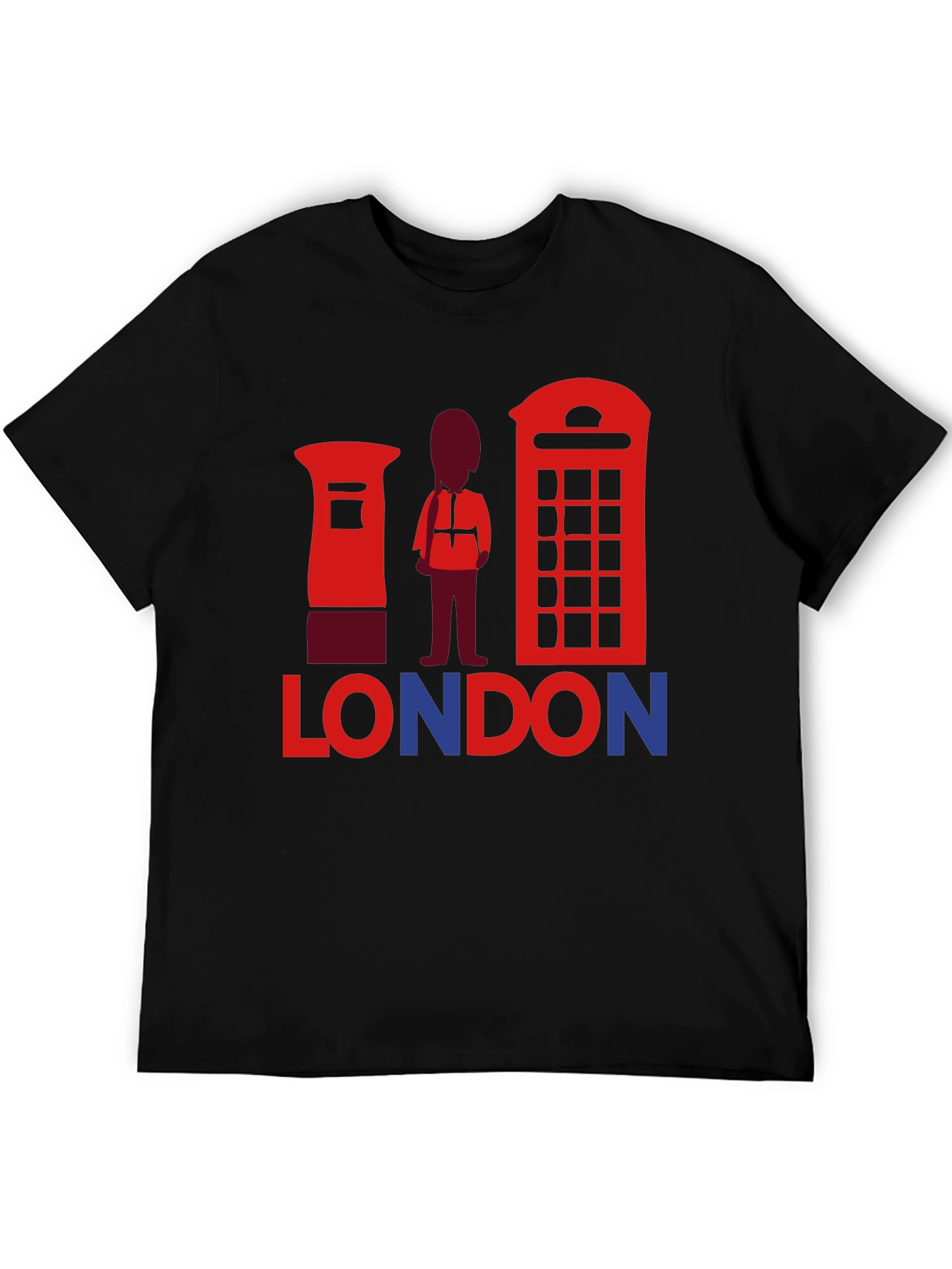 London Graphic T-Shirt | Black Tee