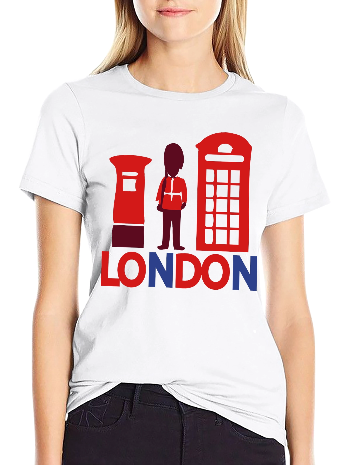 London Graphic T-Shirt | Black Tee