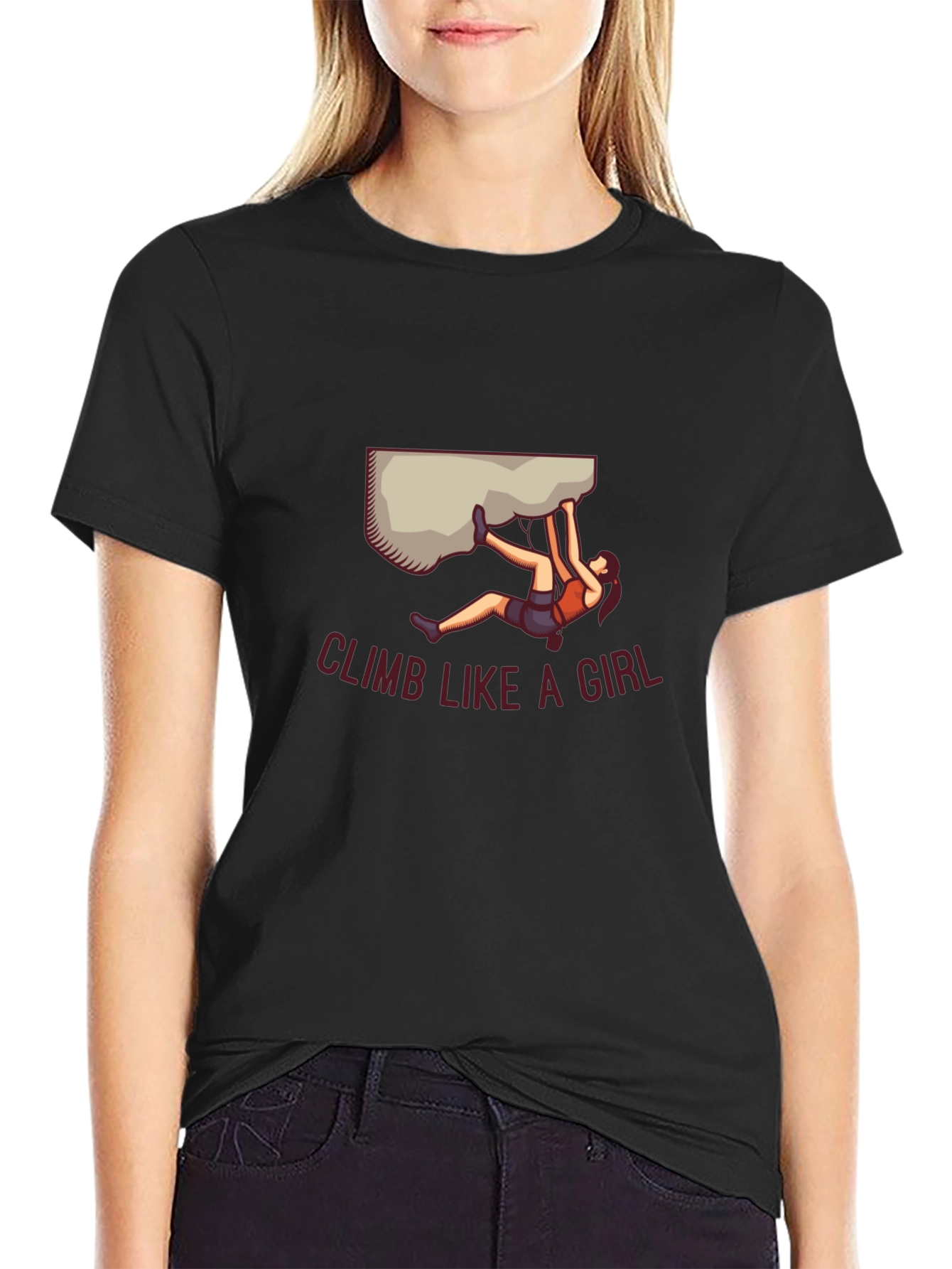 Climb Like A Girl Graphic Tee