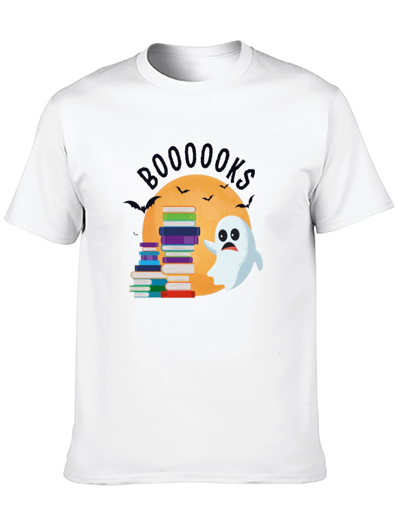 Booooks Ghost T-Shirt - Spooky Reader Tee