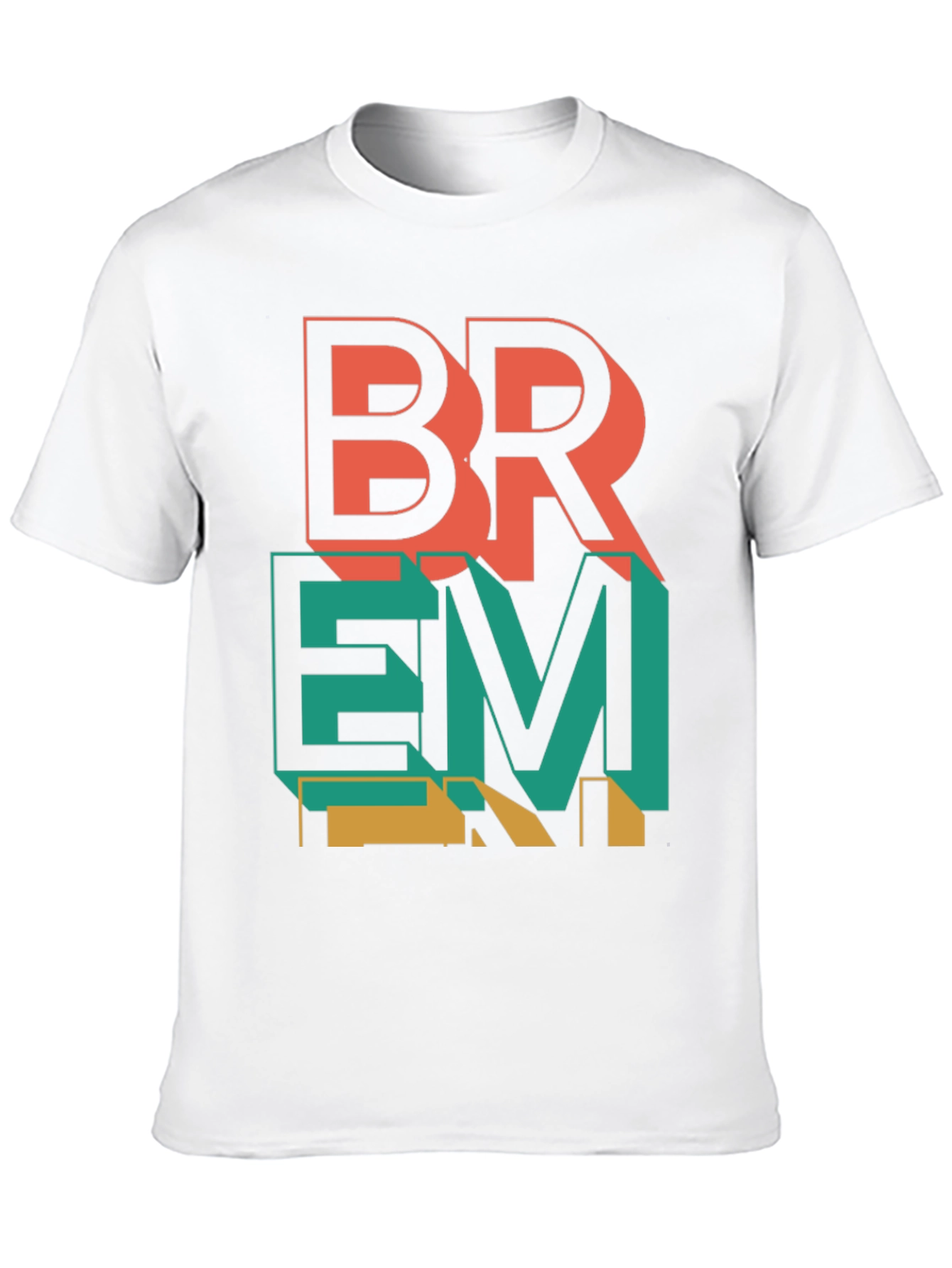 BREM Graphic Tee - Modern Geometric Design
