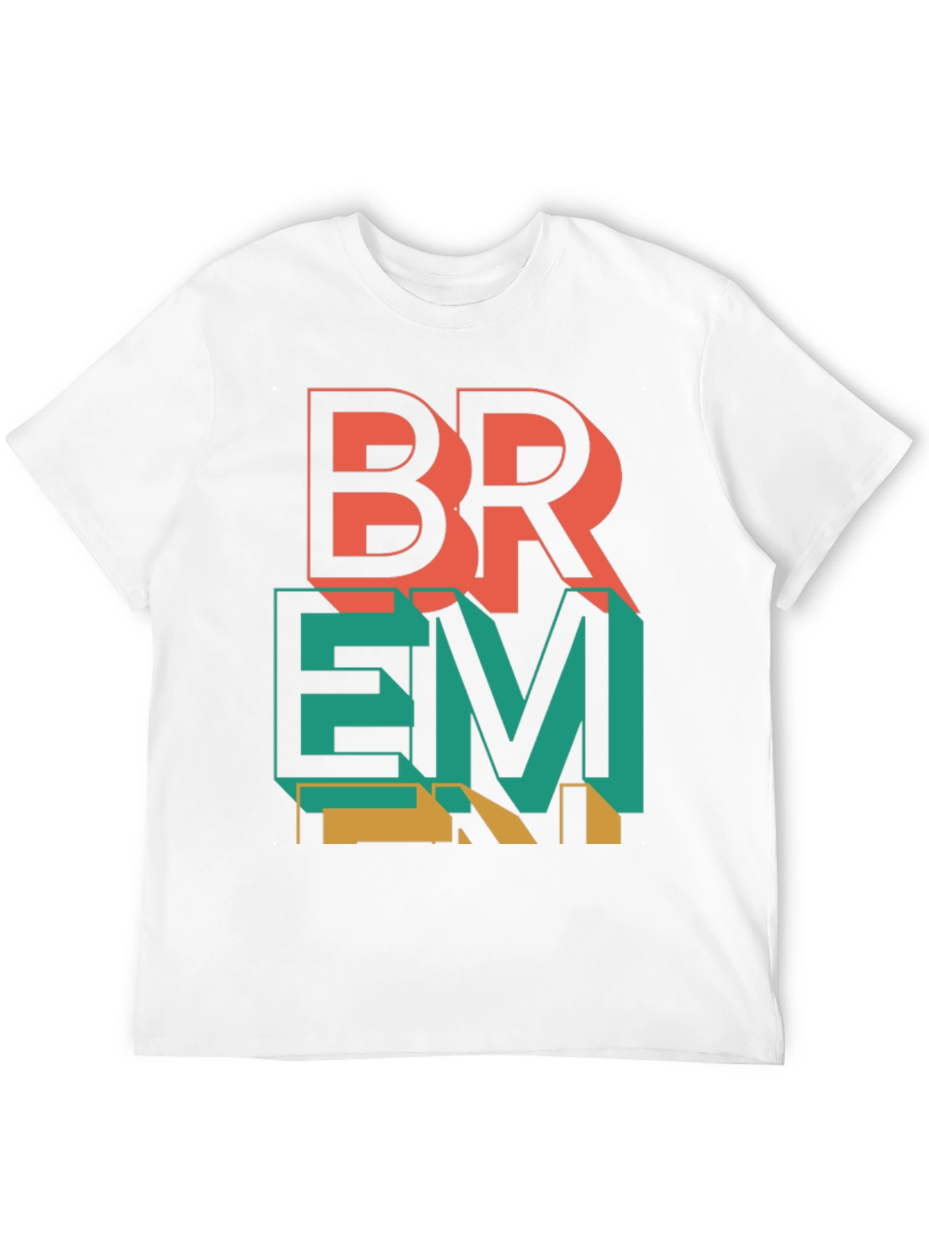 BREM Graphic Tee - Modern Geometric Design