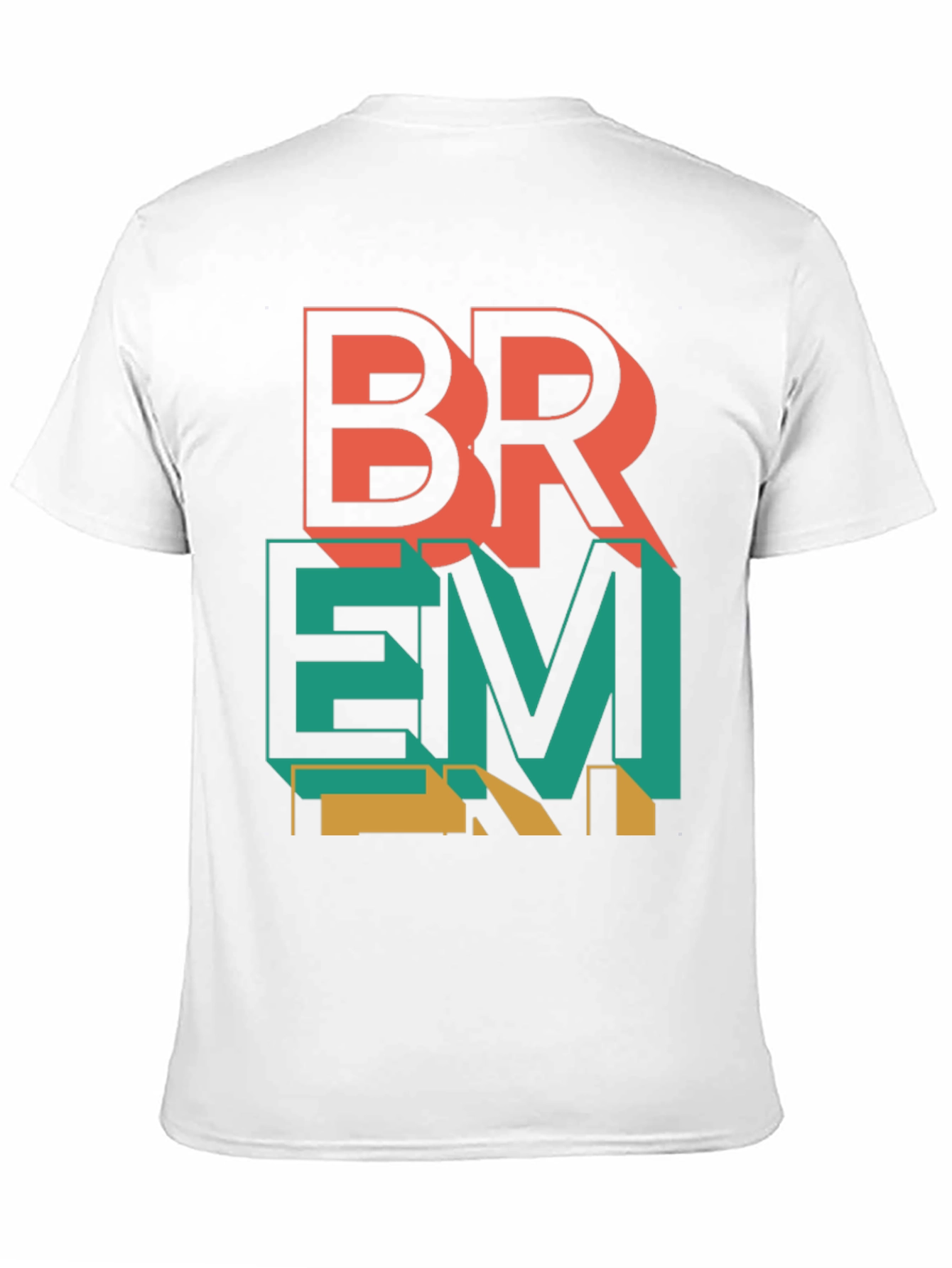 BREM Graphic Tee - Modern Geometric Design