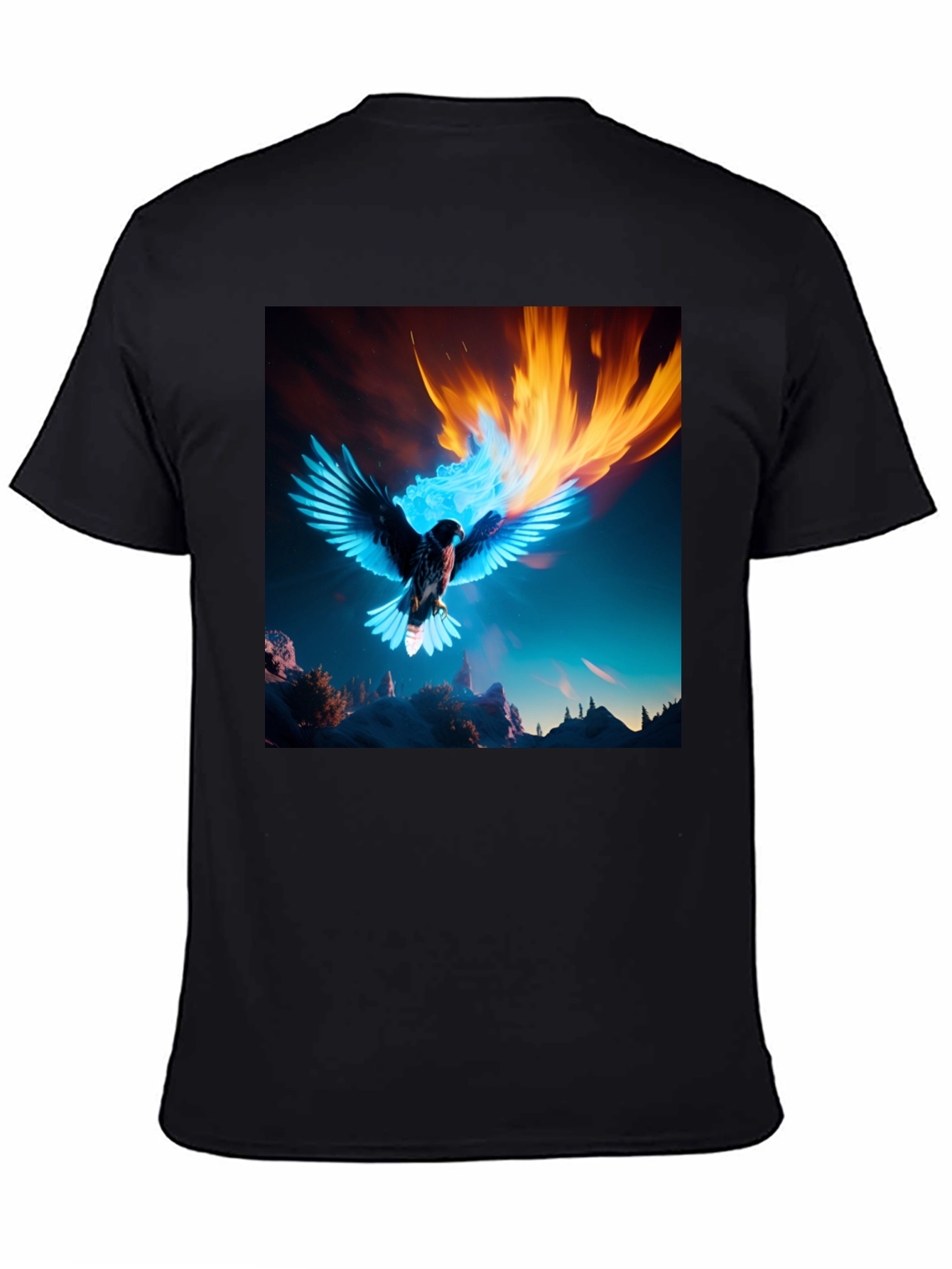 Fiery Eagle Graphic Tee
