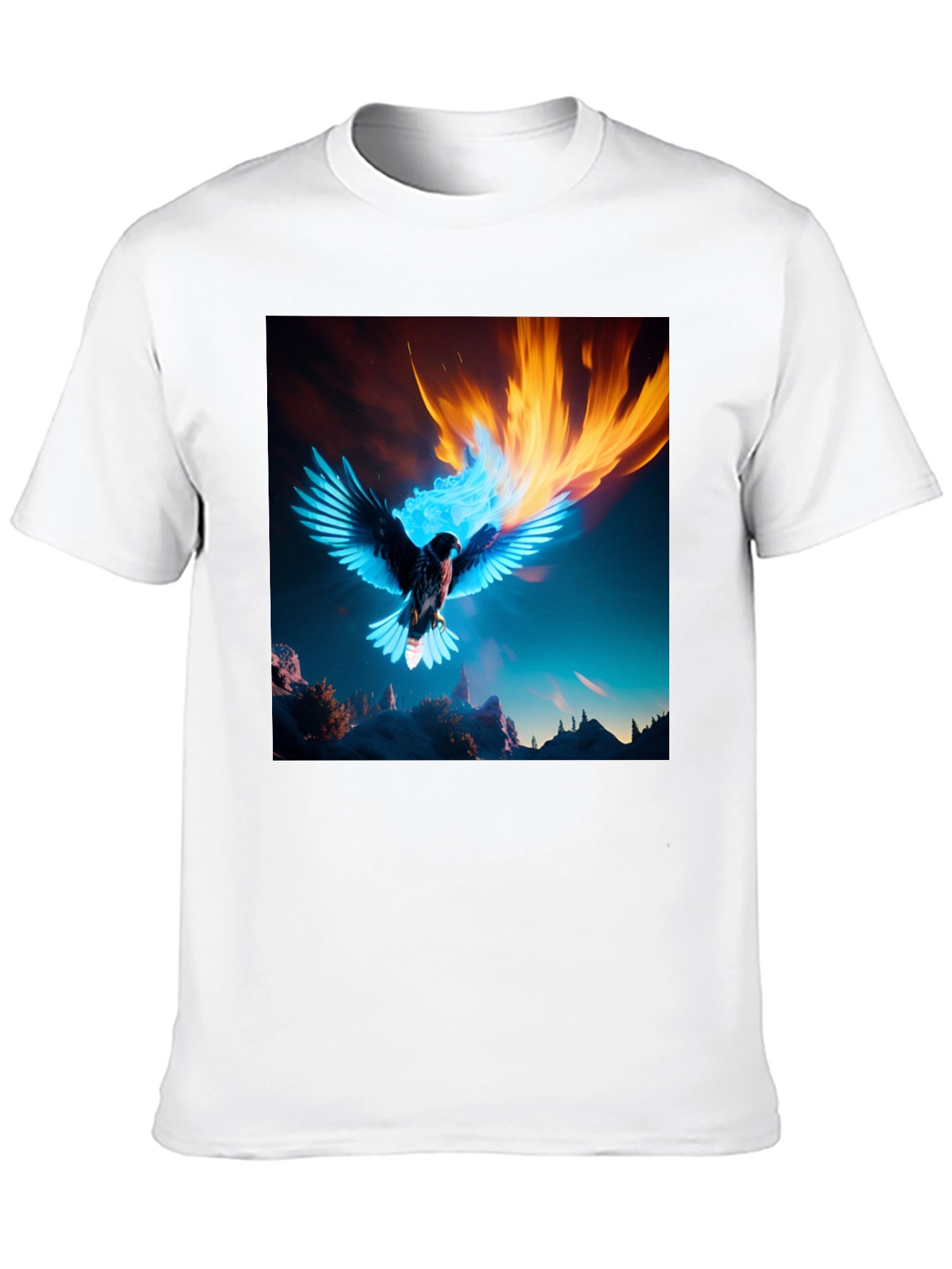 Fiery Eagle Graphic Tee