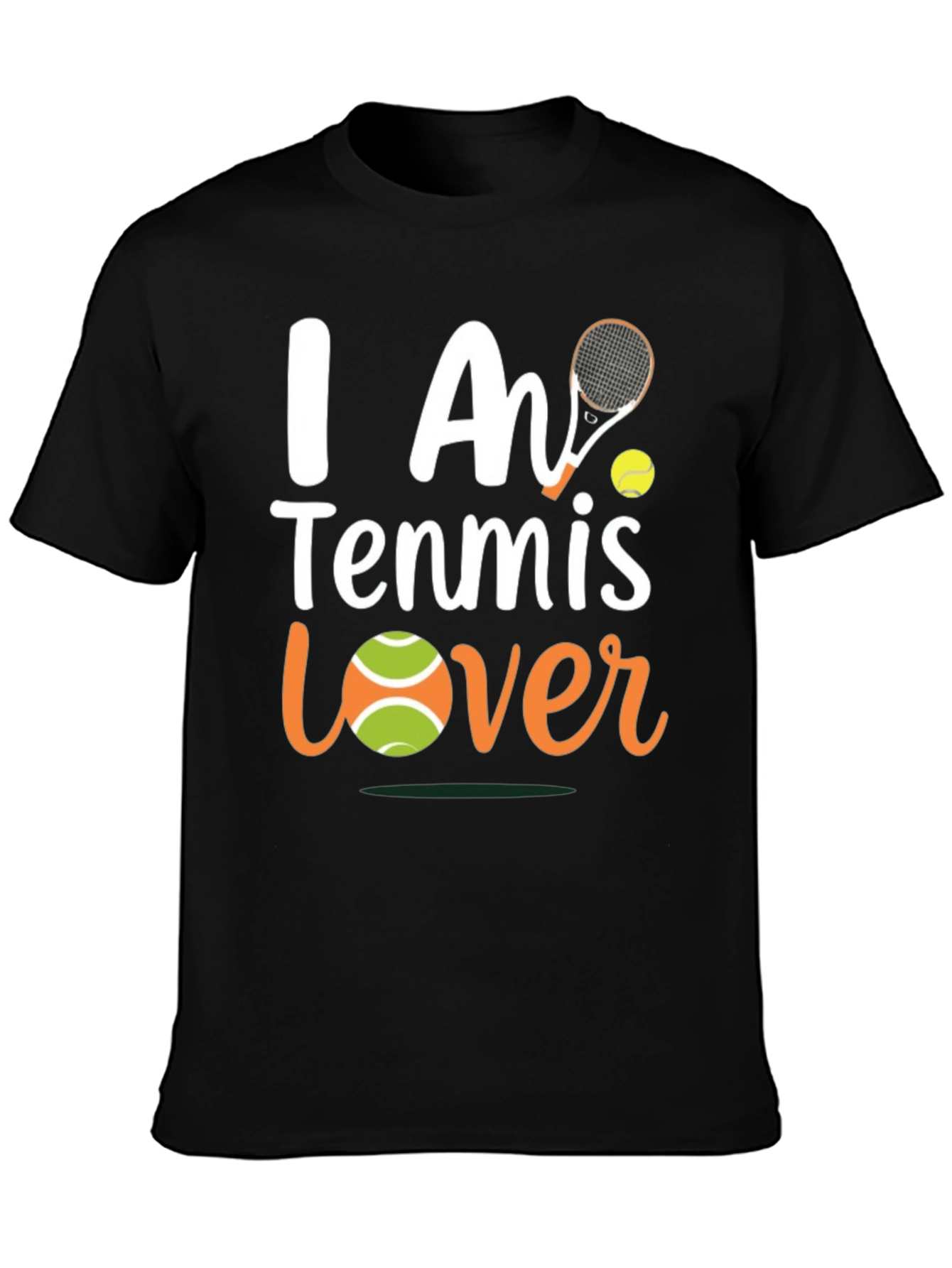 I Am Tennis Lover T-Shirt - Black