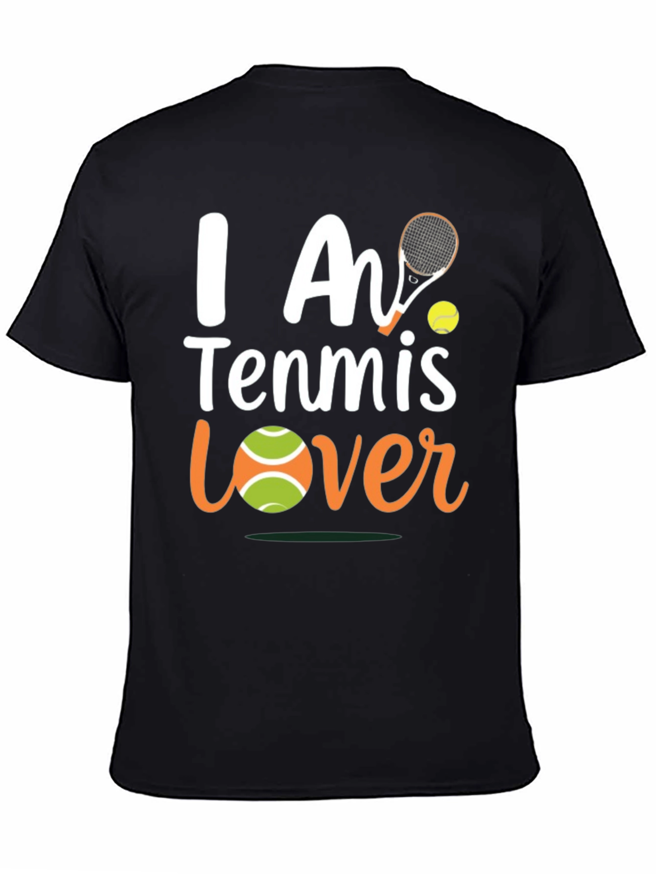 I Am Tennis Lover T-Shirt - Black